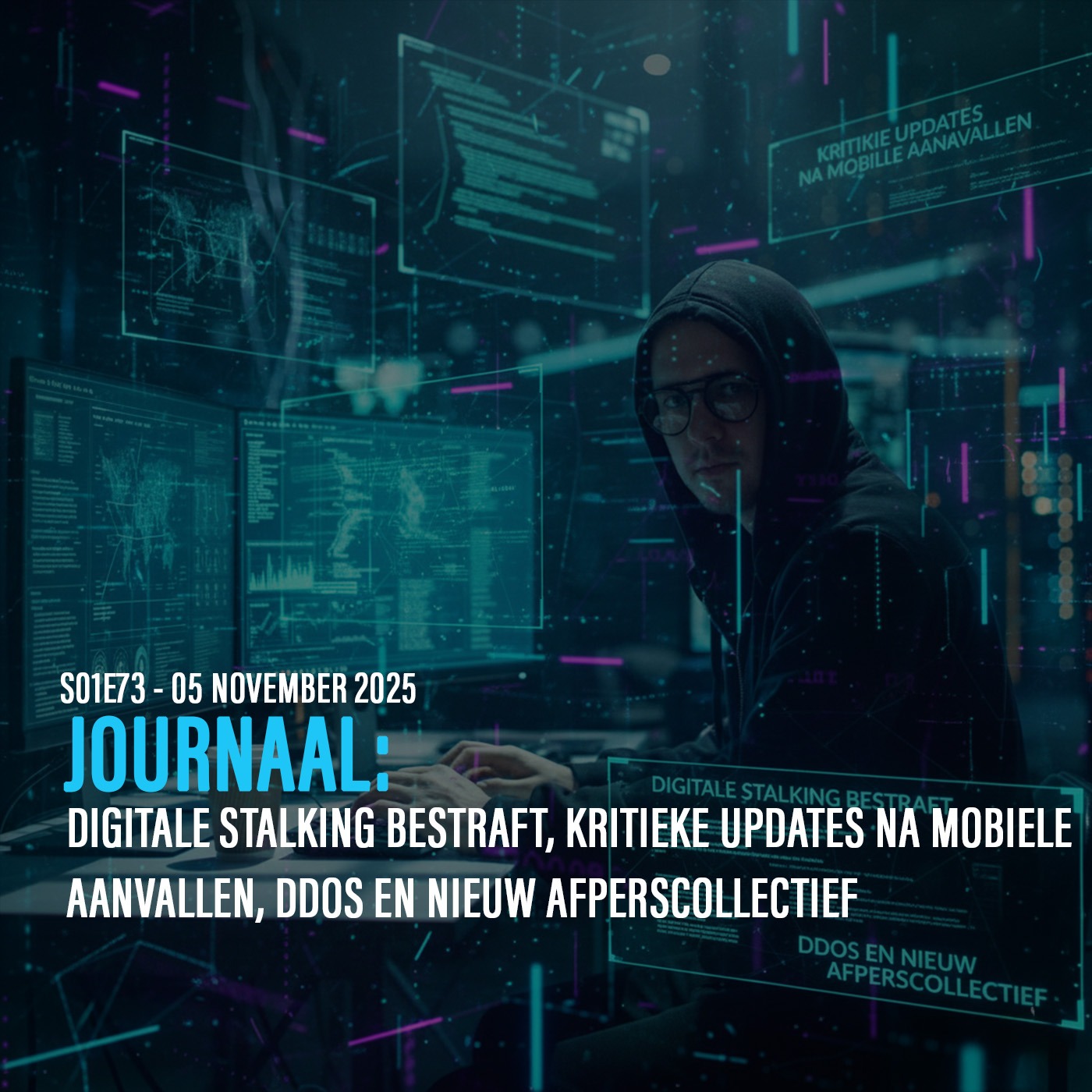DE ANALYSE: Digitale stalking bestraft, kritieke updates na mobiele aanvallen, DDoS en nieuw afperscollectief episode artwork