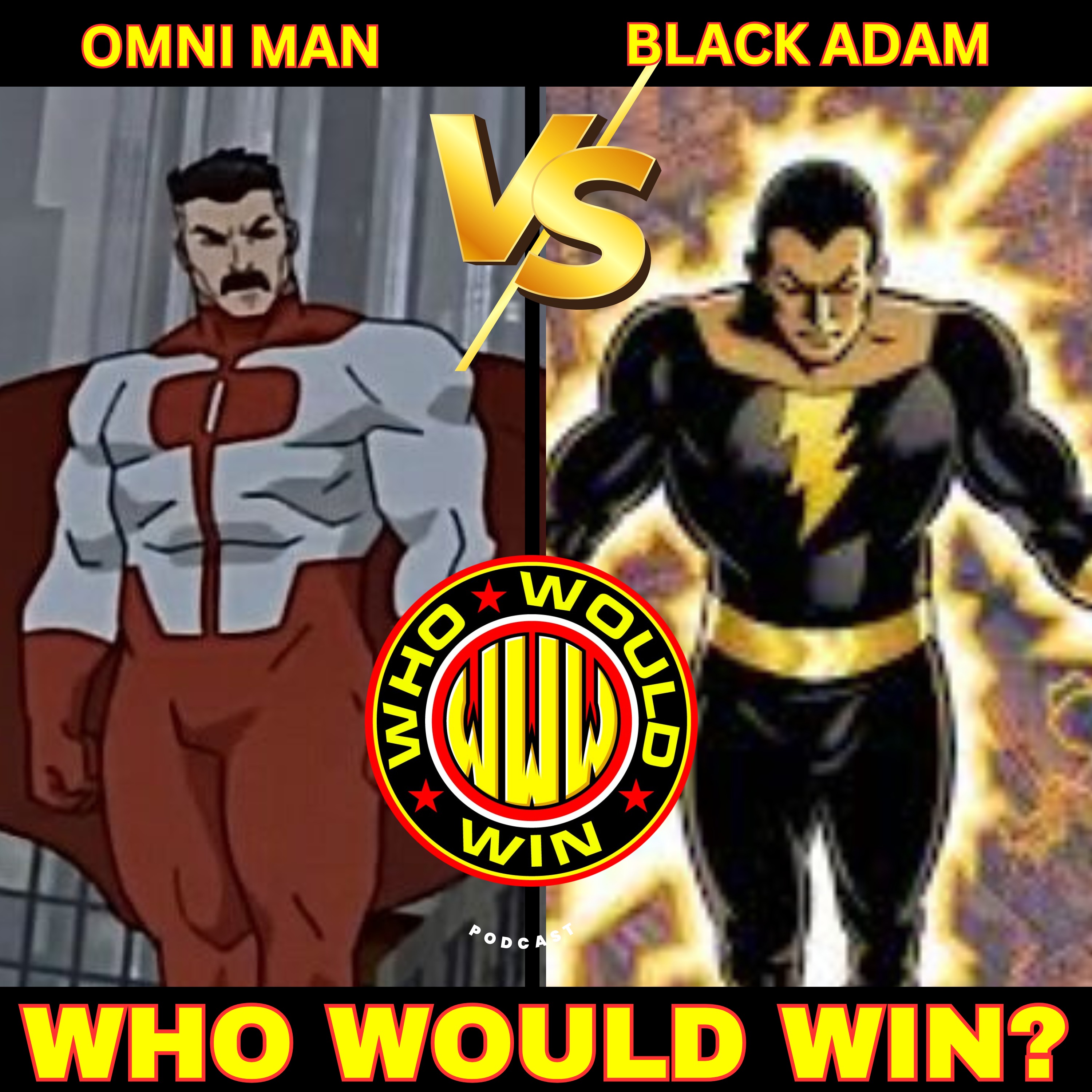 Omni-Man vs Black Adam