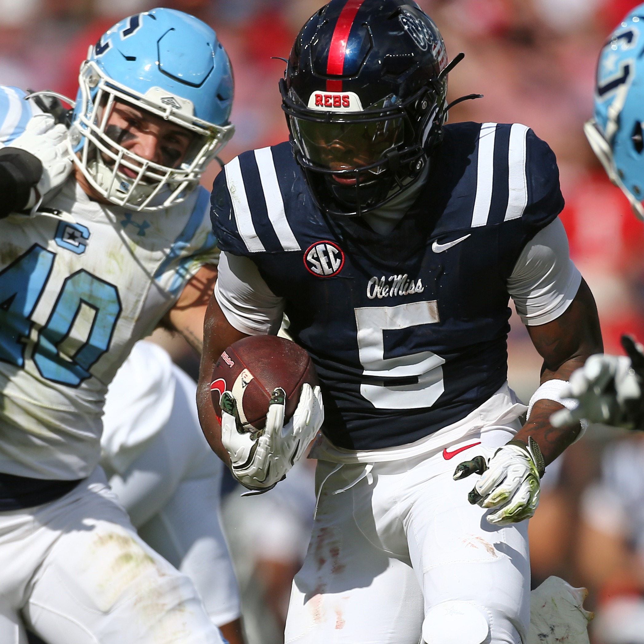 Lacy matches Judkins and Ole Miss rolls into Florida week with a rout of Citadel