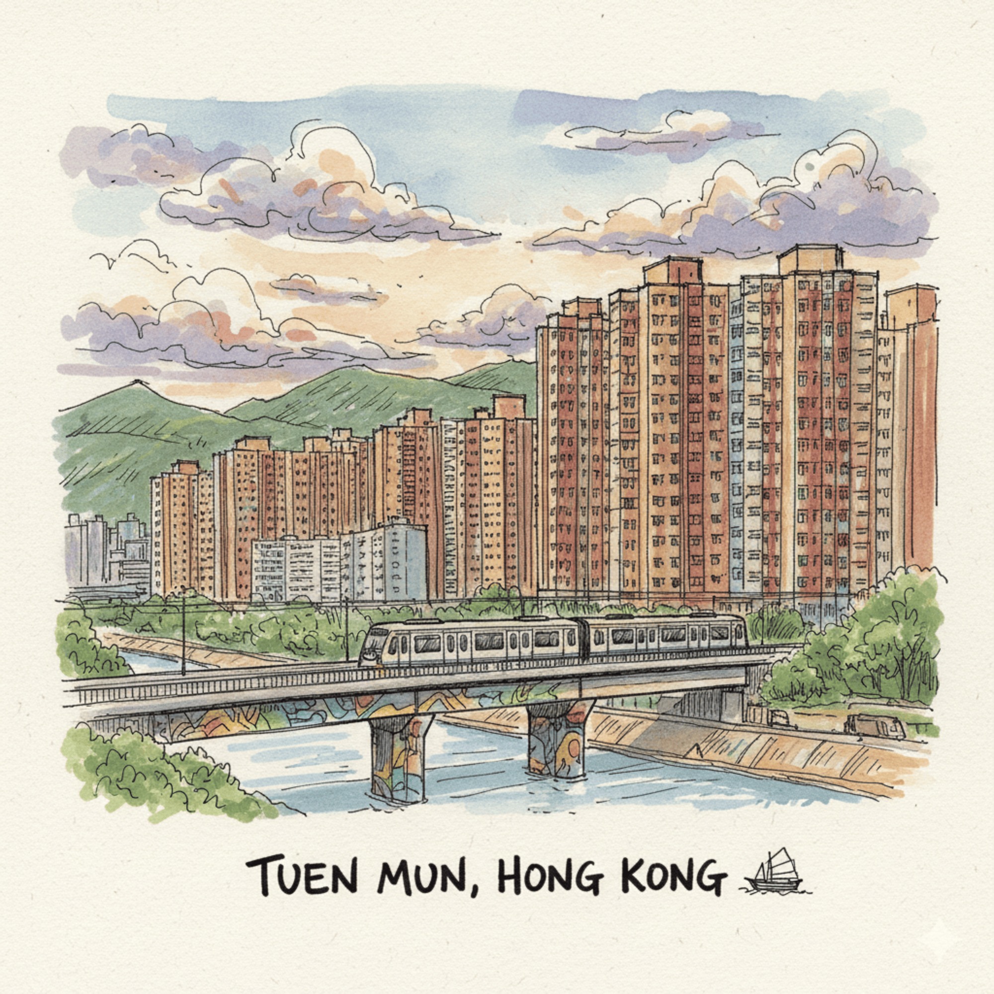 (POR) um guia histórico e cultural abrangente sobre Tuen Mun, Hong Kong