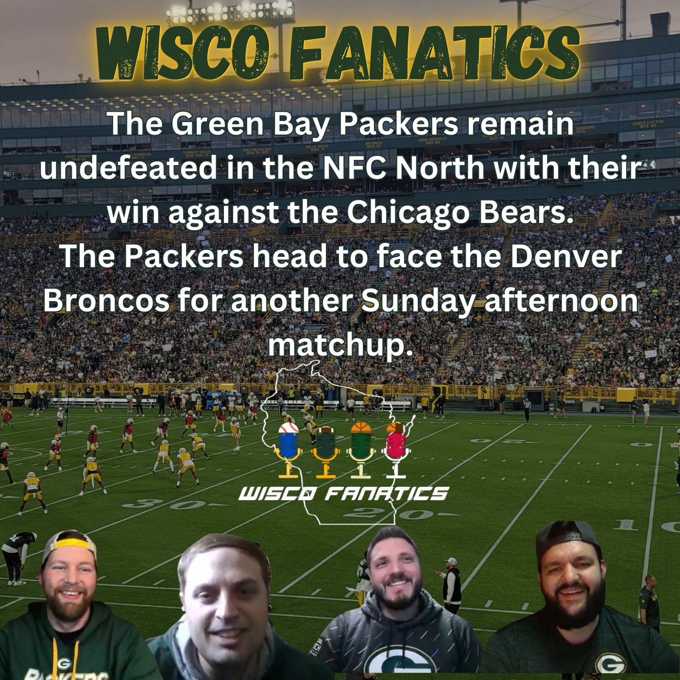Packers win first matchup with Bears, head to Denver episode artwork