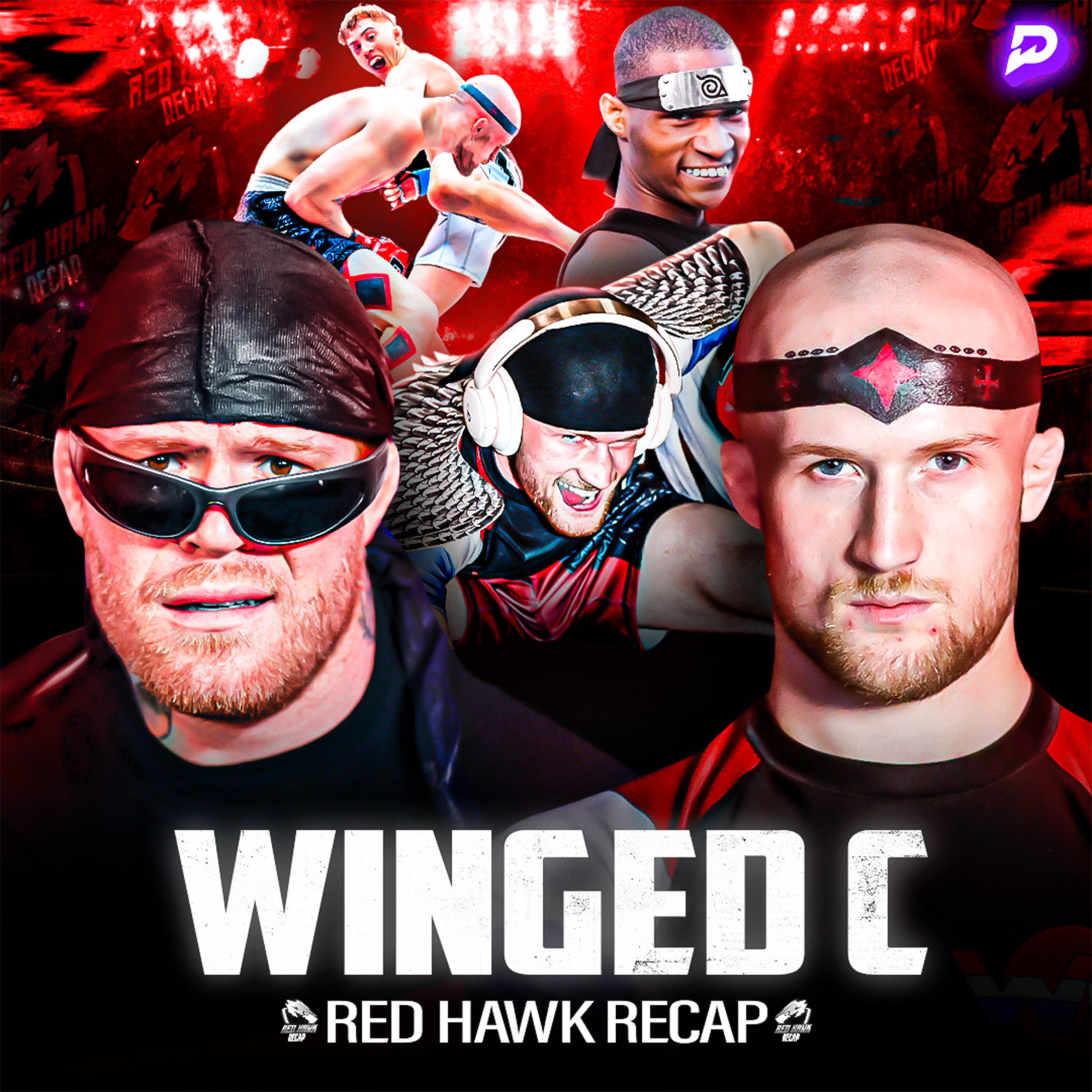 WINGED C ON DEATH SENTENCE, MIGHTY MOUSE, HEADKICKS! | Red Hawk Recap