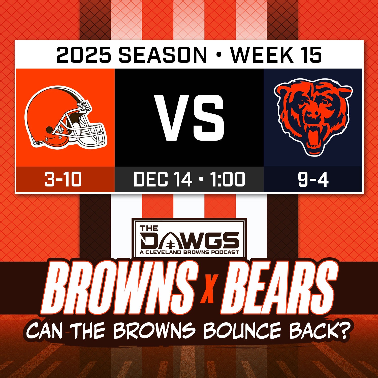Browns x Bears: Game Preview - Can the Browns Bounce Back in Chicago? - Cleveland Browns Podcast for 12/11/25