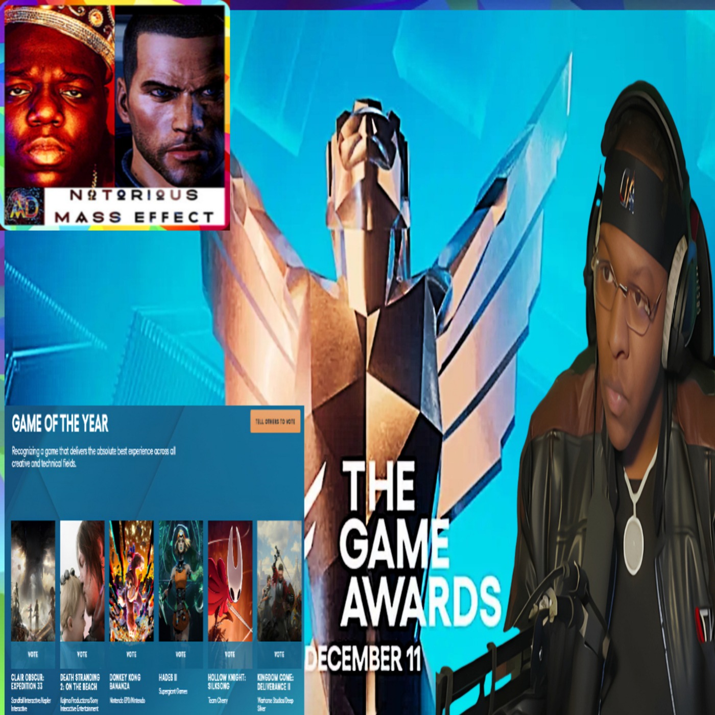 "CLAIR OBSCUR: EXPEDITION 33 WON THE MOST AWARDS EVER AT THE GAME AWARDS" "CLAIR OBSCUR: EXPEDITION 33 WON THE MOST AWARDS EVER AT THE GAME AWARDS"