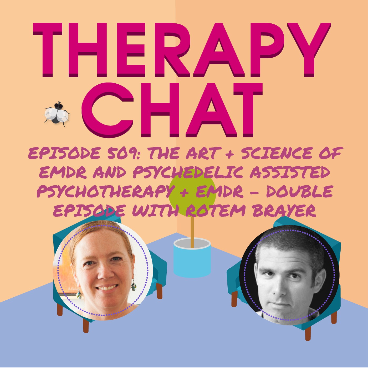 509: The Art + Science Of EMDR And Psychedelic Assisted Psychotherapy + EMDR: Double Episode with Rotem Brayer