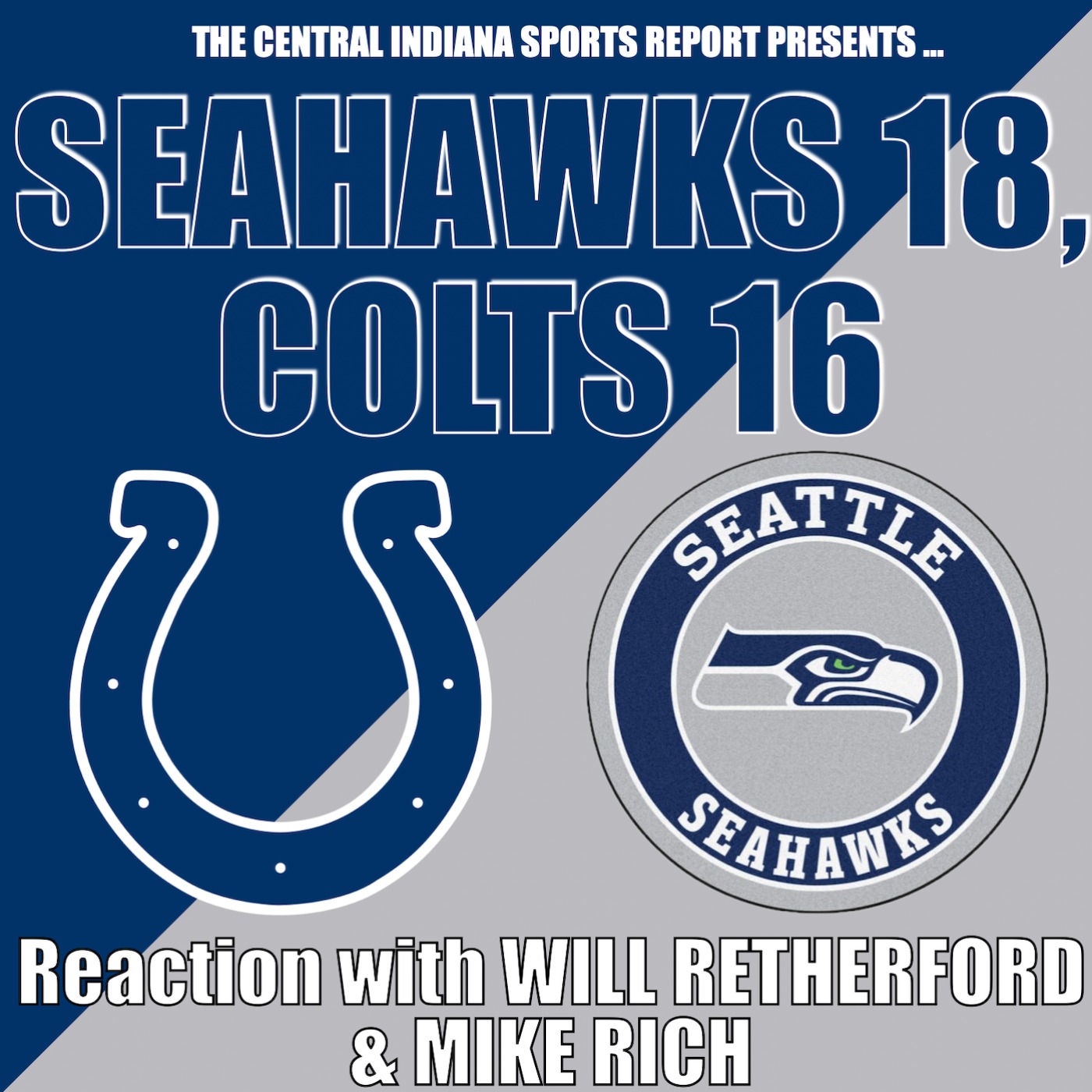SEAHAWKS 18, COLTS 16: Reaction with Will Retherford & Mike Rich (2.112.1) episode artwork