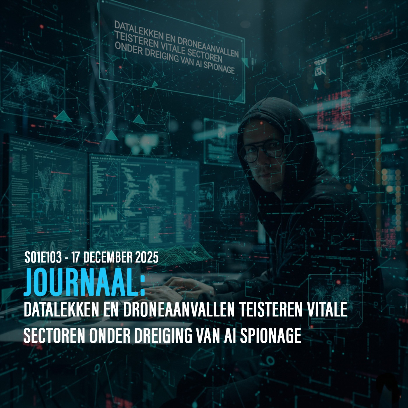 DE ANALYSE: Datalekken en droneaanvallen teisteren vitale sectoren onder dreiging van AI spionage episode artwork