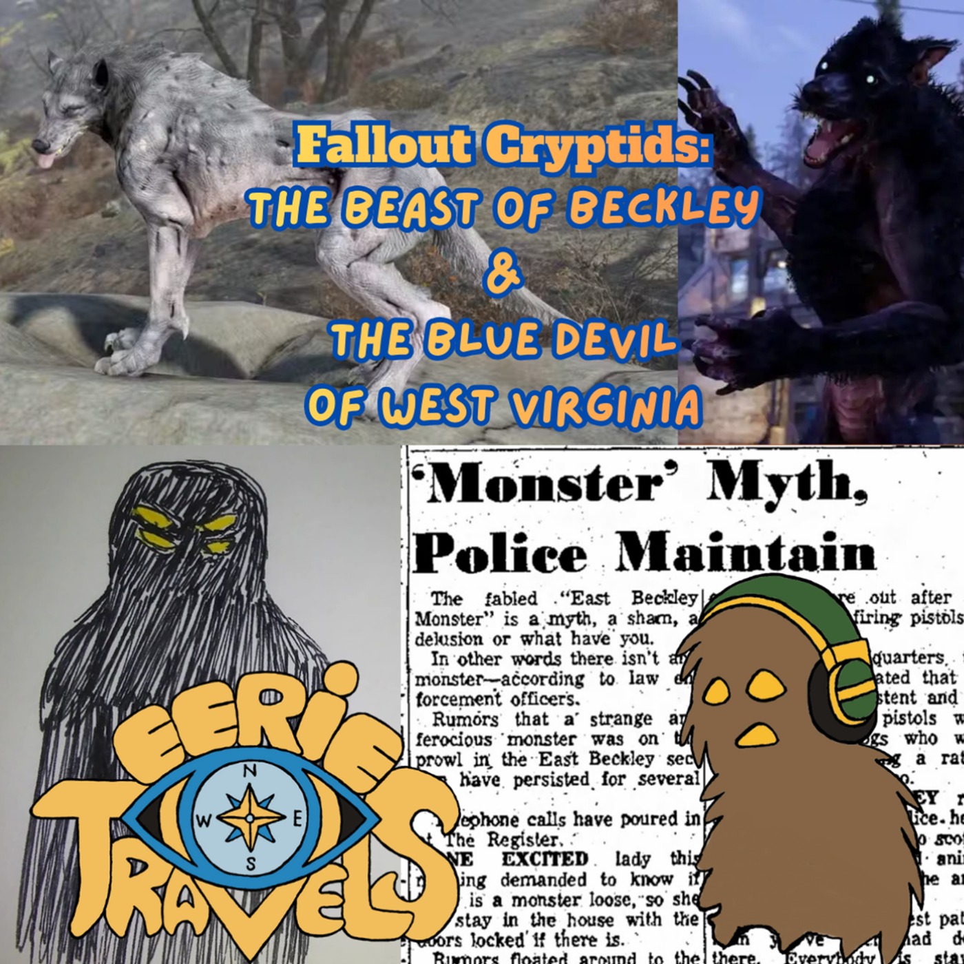 Fallout Cryptids - The Beast of Beckley and The Blue Devil of West Virginia episode artwork
