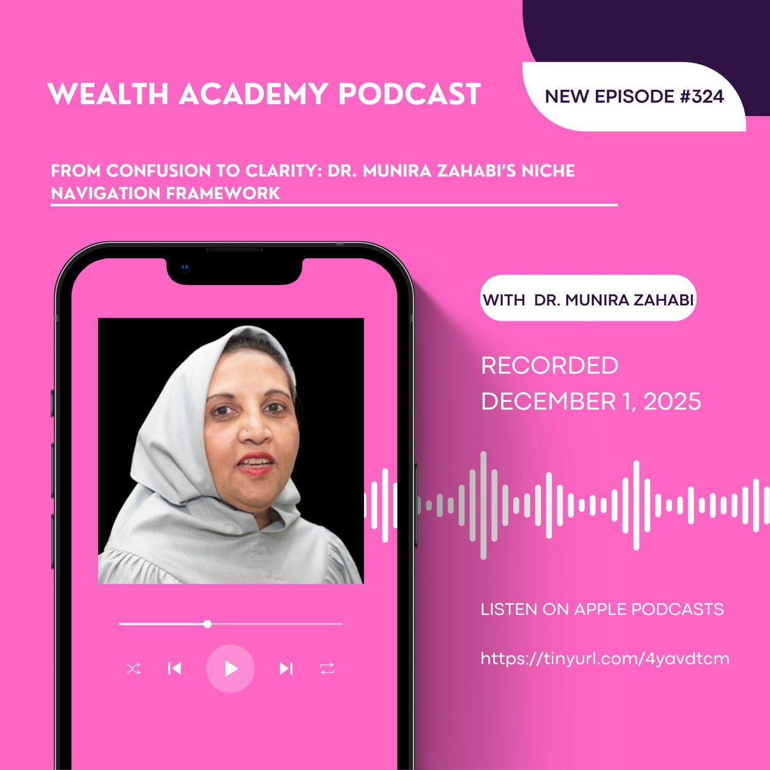 Episode 324 - From Confusion to Clarity: Dr. Munira Zahabi’s Niche Navigation Framework