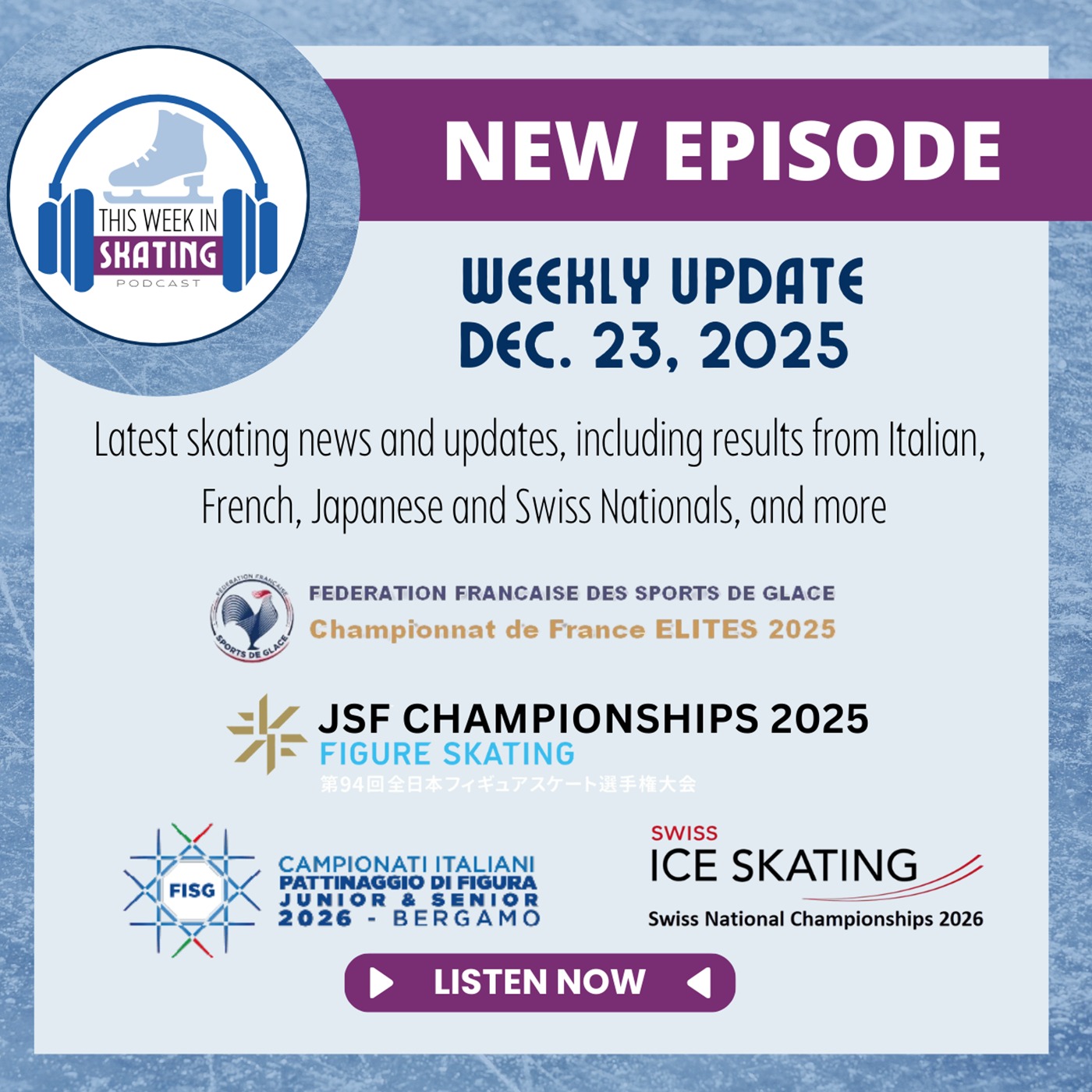 This Week in Skating / Nationals Galore (Japan, Italy, France and more)