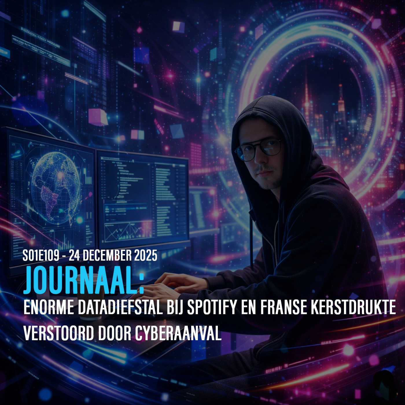 Enorme datadiefstal bij Spotify en Franse kerstdrukte verstoord door cyberaanval episode artwork