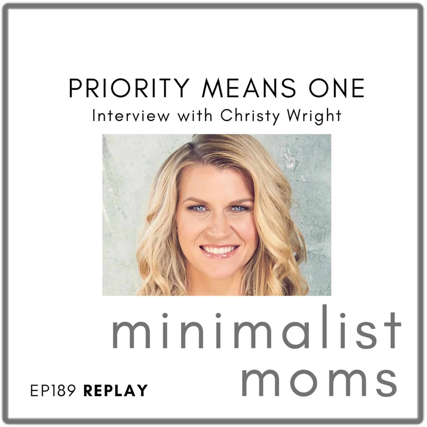 [REPLAY] "Priority Means One" | Christy Wright
