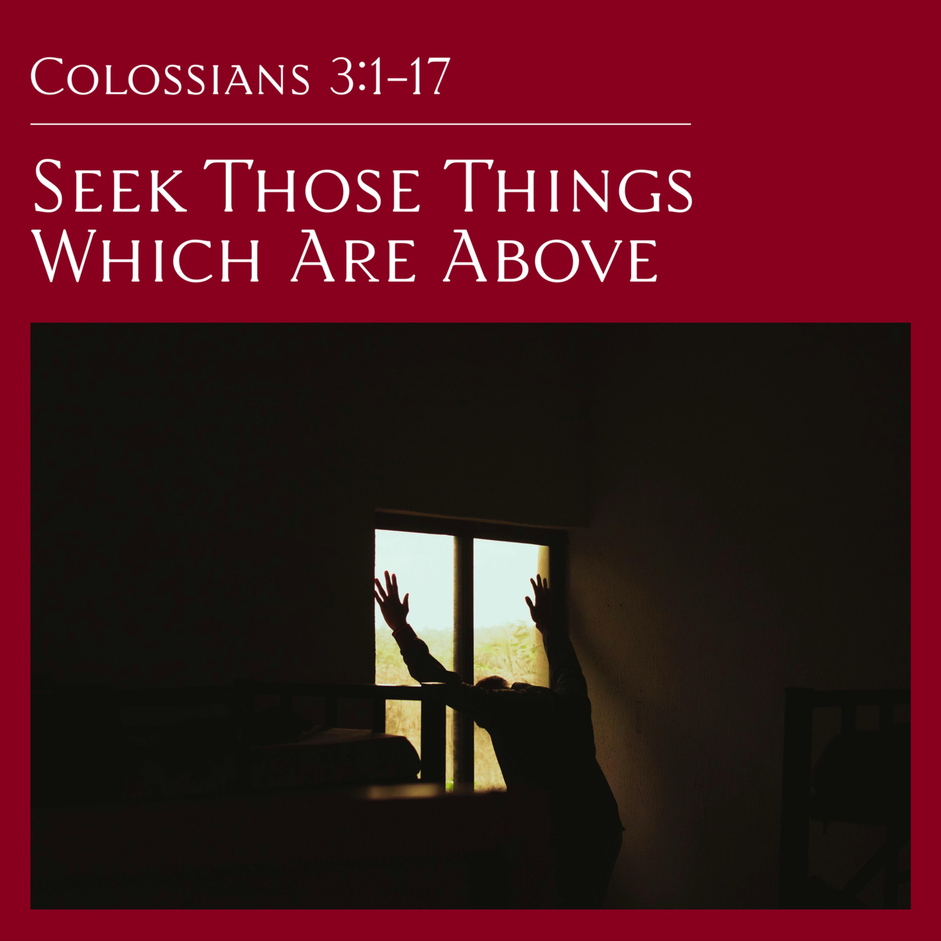 Colossians 3:1 — Seek Those Things Which Are Above episode artwork
