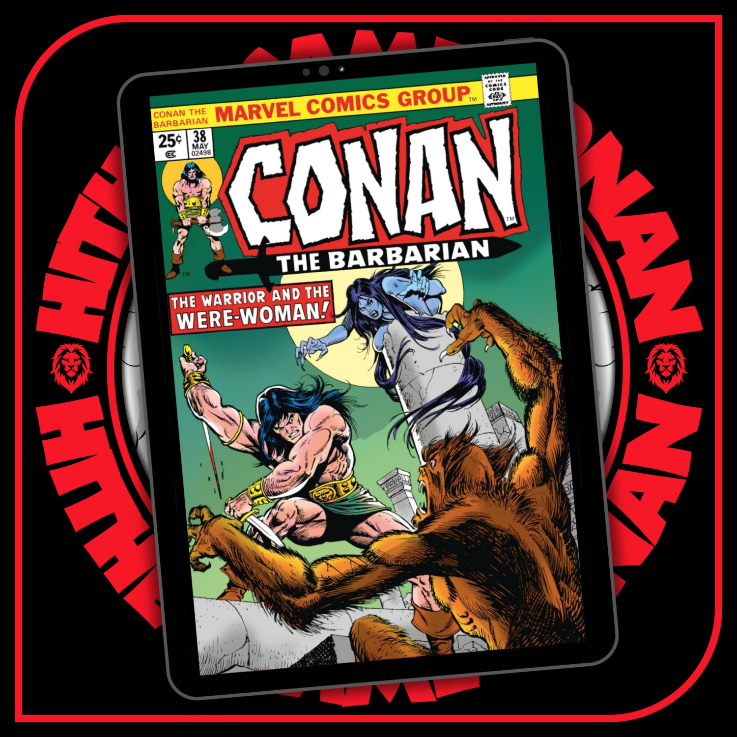 Conan the Barbarian #38 (1974) | Hither Came Conan (60) episode artwork