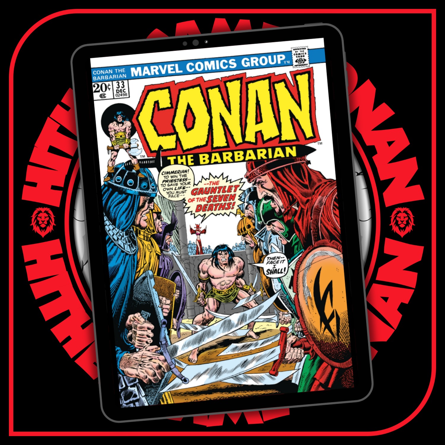 Conan the Barbarian #33 (Marvel: 1973) | Hither Came Conan (55) episode artwork