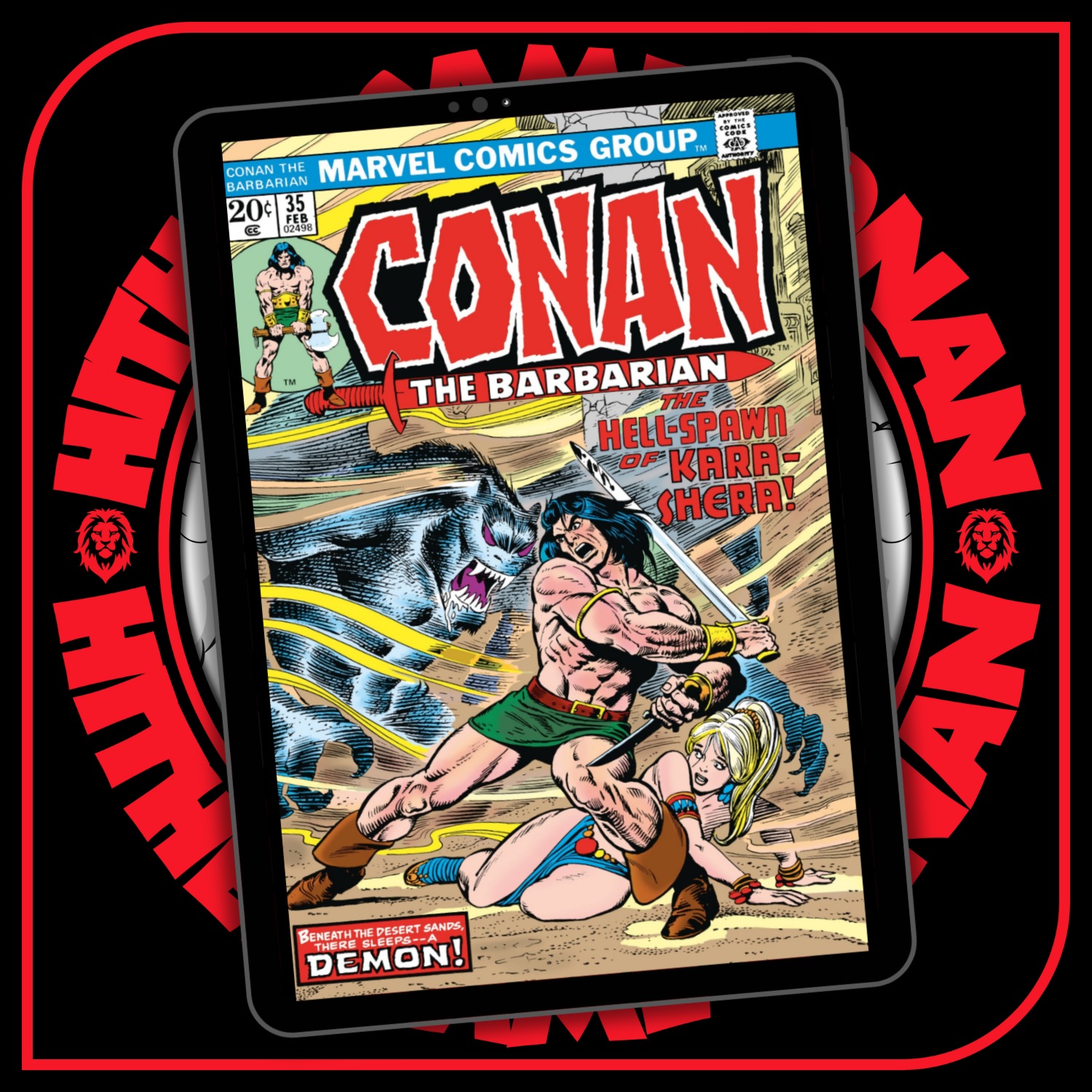 Conan the Barbarian #35 (Marvel: 1973) | Hither Came Conan (57) episode artwork