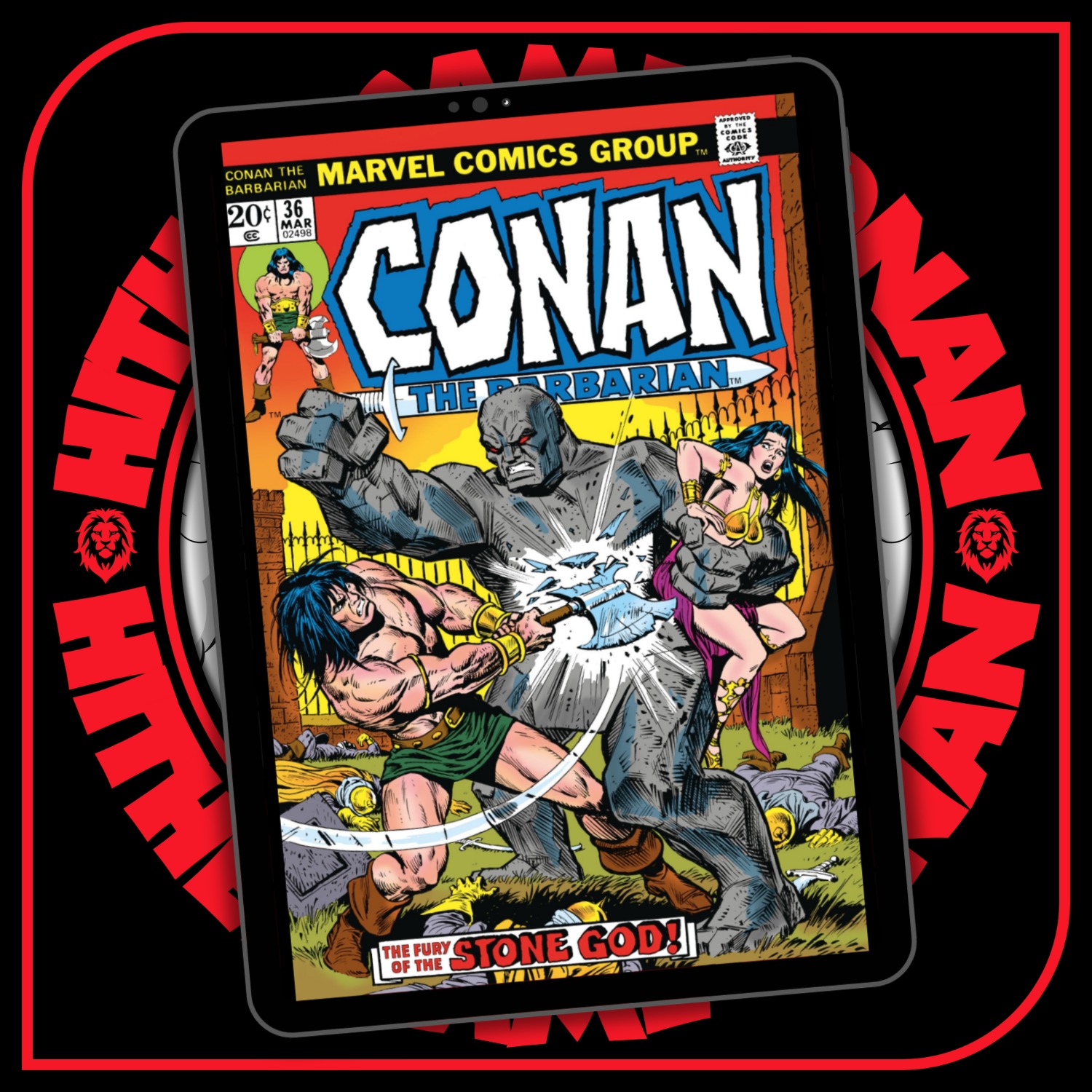 Conan the Barbarian #36 (Marvel: 1973) | Hither Came Conan (58) episode artwork