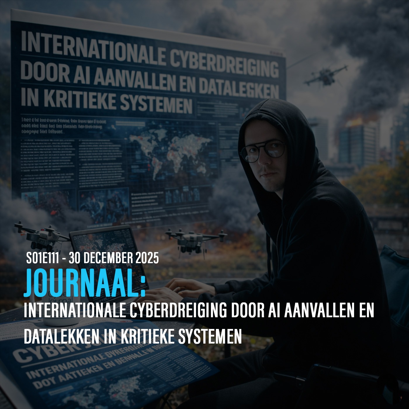 Internationale cyberdreiging door AI aanvallen en datalekken in kritieke systemen episode artwork