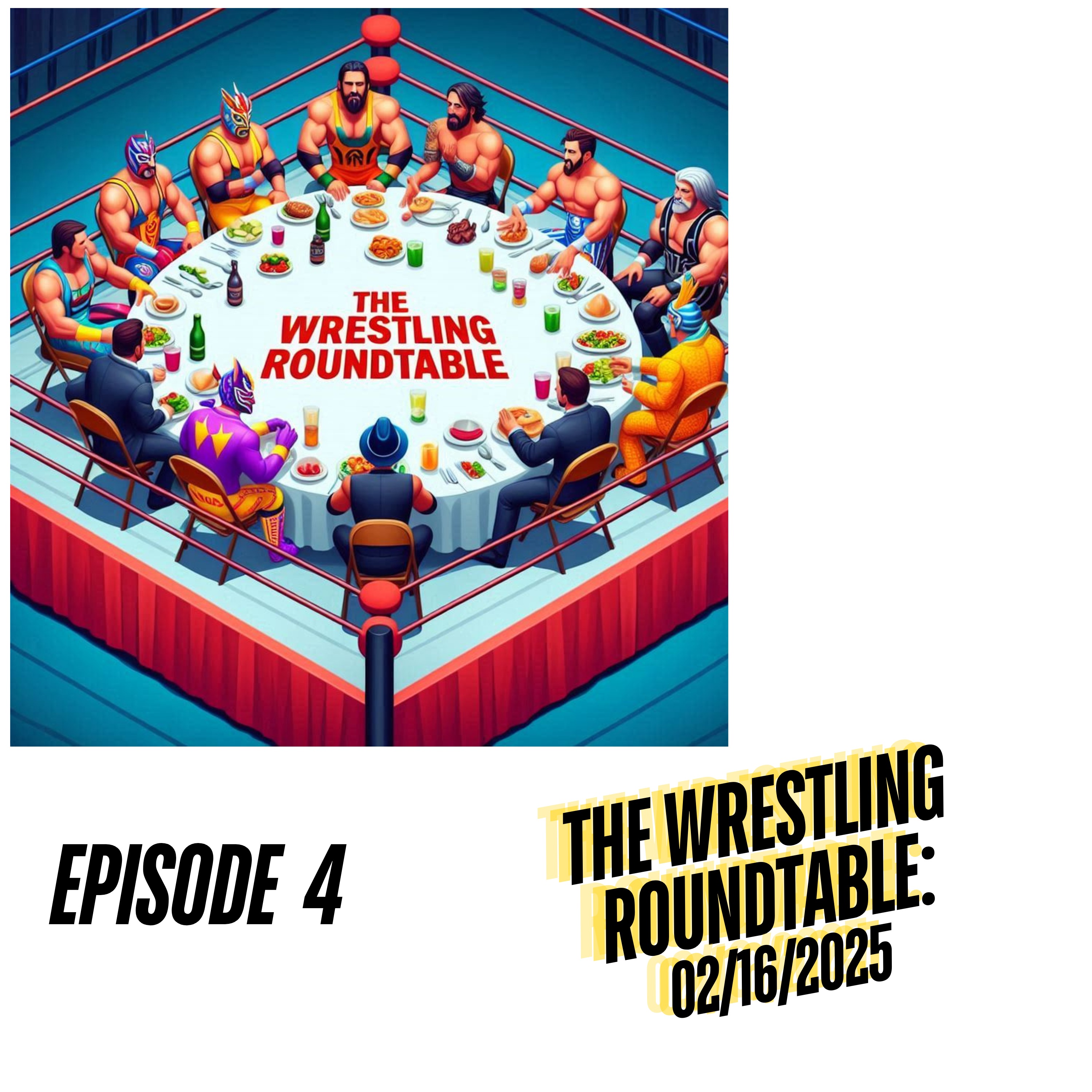 The Wrestling RoundTable: Episode 4: 02/16/2025 episode artwork