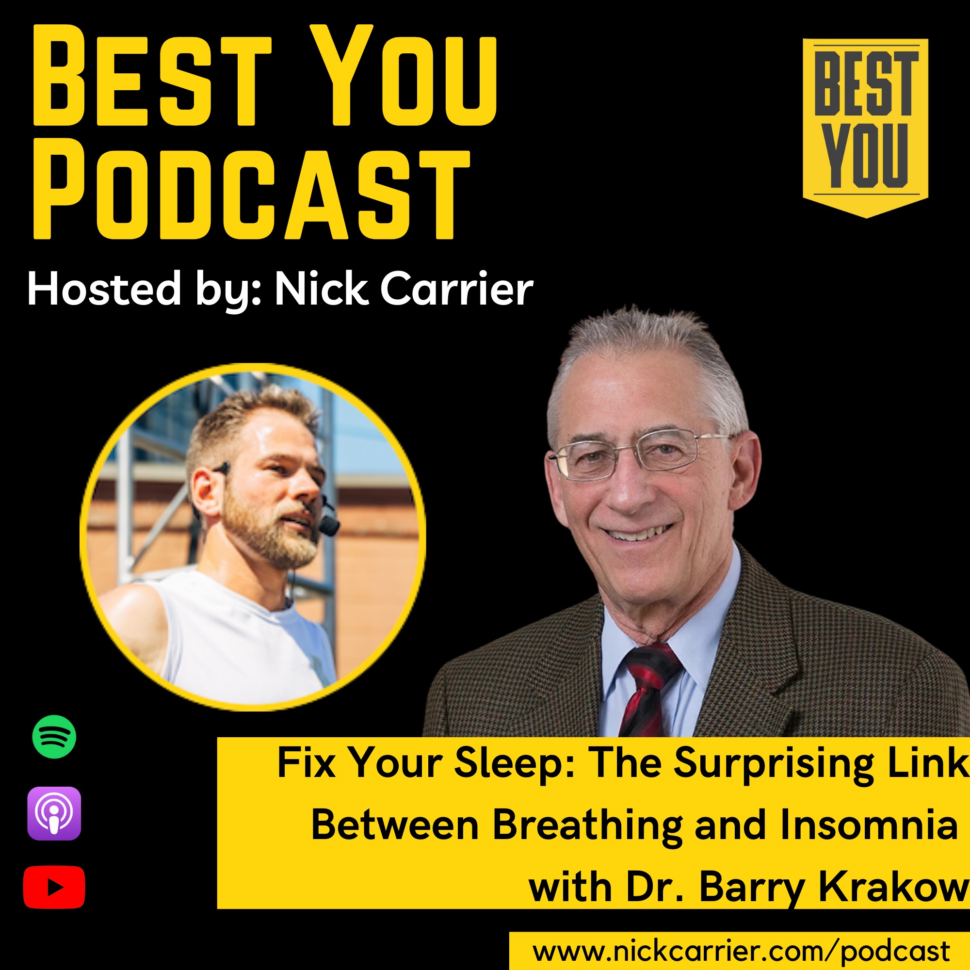 Fix Your Sleep: The Surprising Link Between Breathing and Insomnia with Dr. Barry Krakow episode artwork
