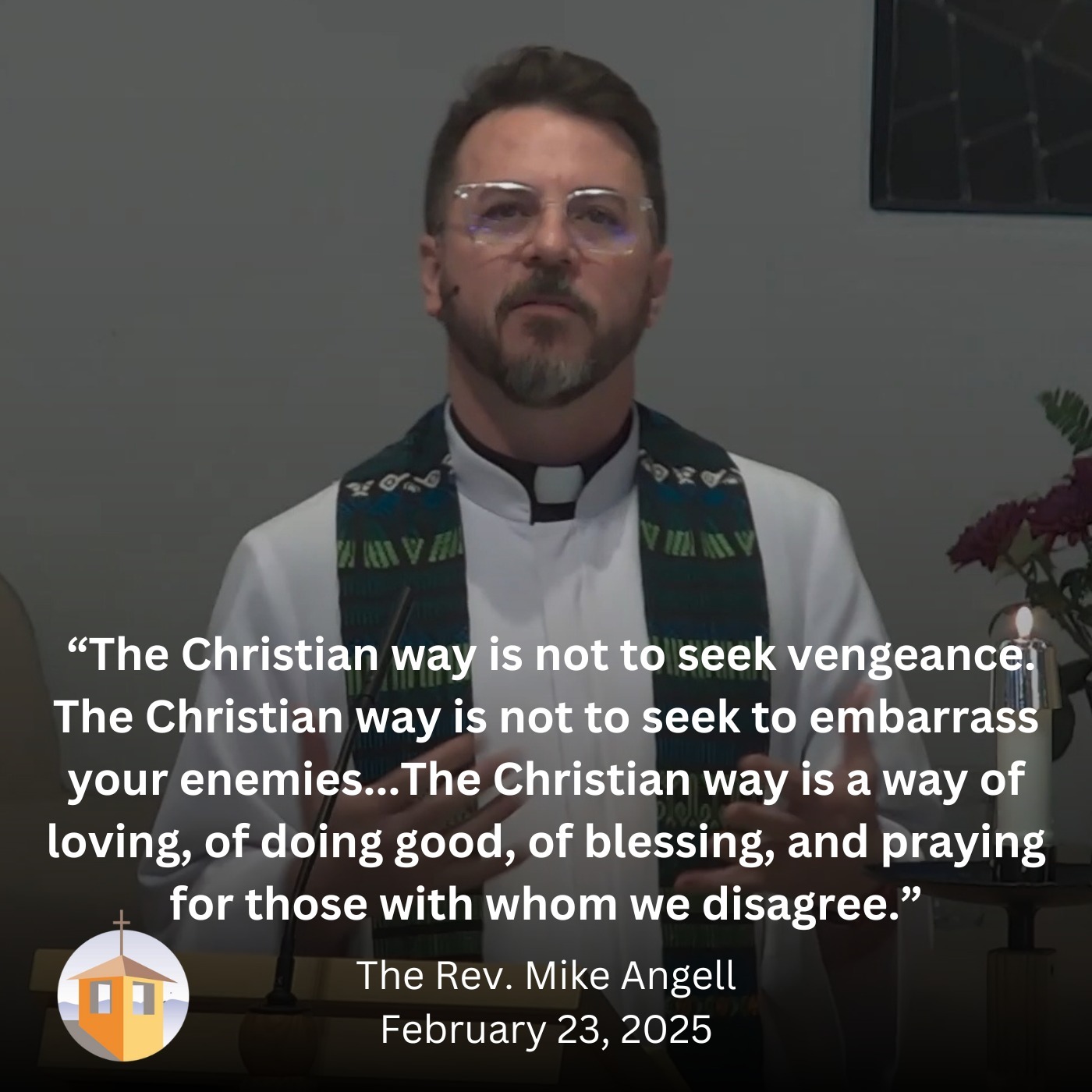 Jesus and Nonviolence- The Rev. Mike Angell episode artwork