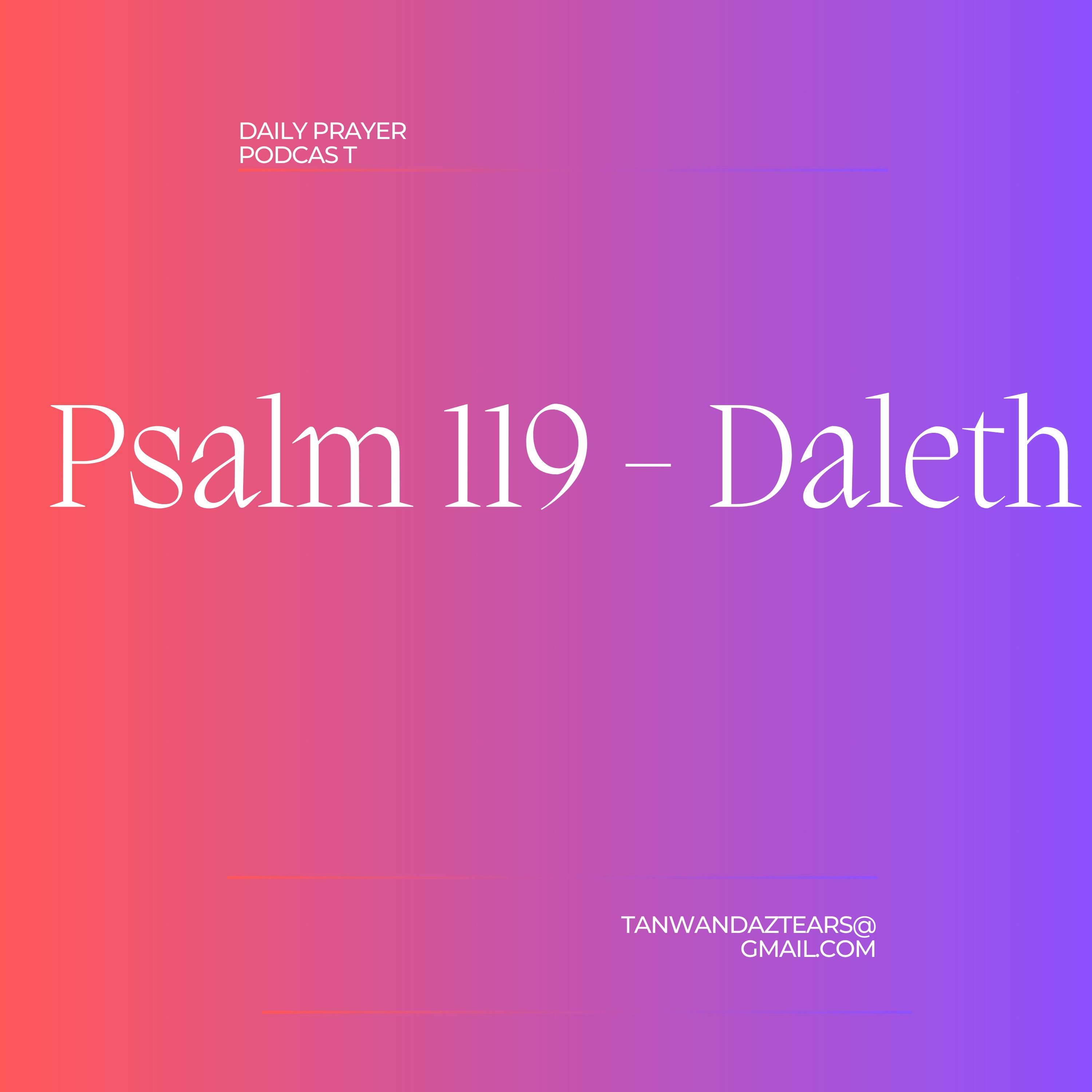 Psalm 119 - Daleth episode artwork