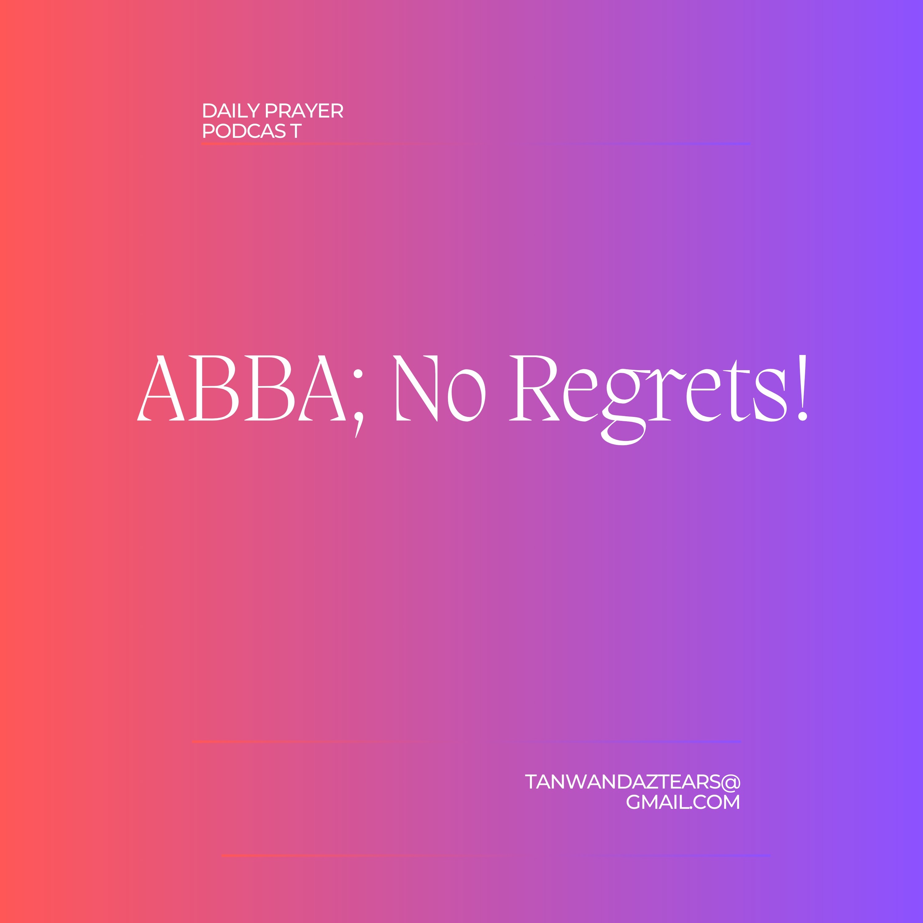 ABBA; No Regrets! episode artwork