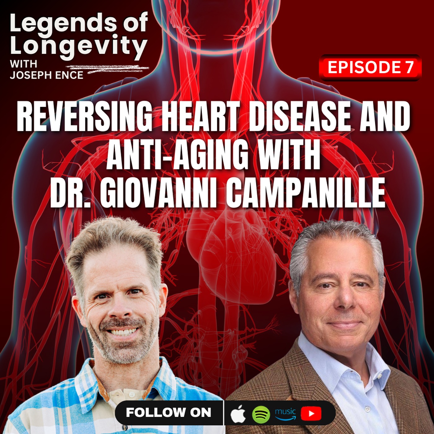 Reversing Heart Disease and Anti-Aging with Dr. Giovanni Campanile episode artwork