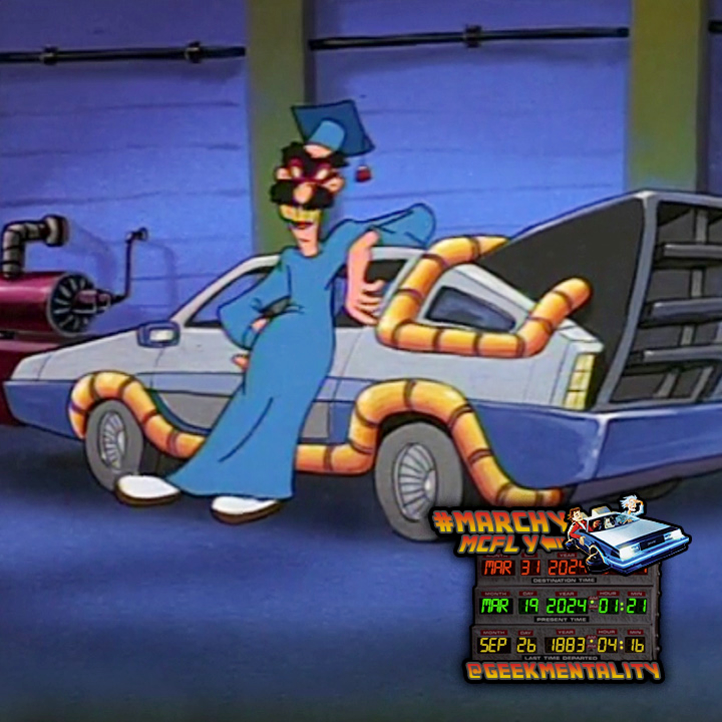 MARCHY McFLY 4: “Back To The Future S02E02: Put on Your Thinking Caps, Kids! It's Time for Mr. Wisdom!” (19 of 31) episode artwork