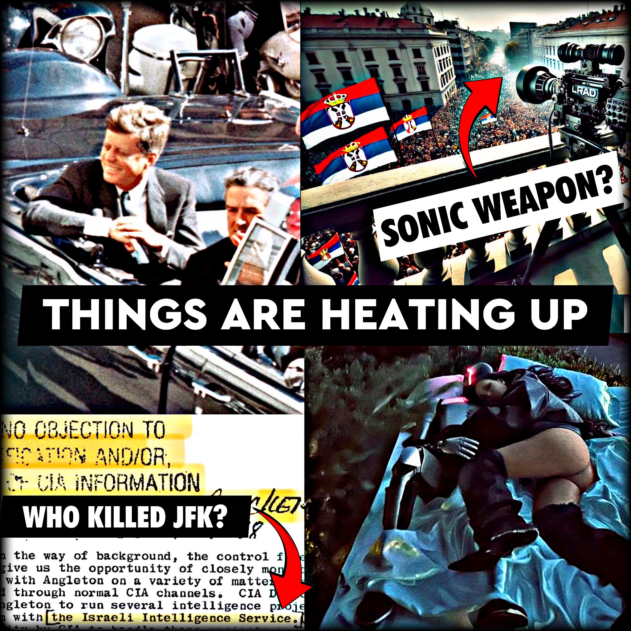 Shadows of Power: Protest DEW, JFK Files, Transhumanism Love