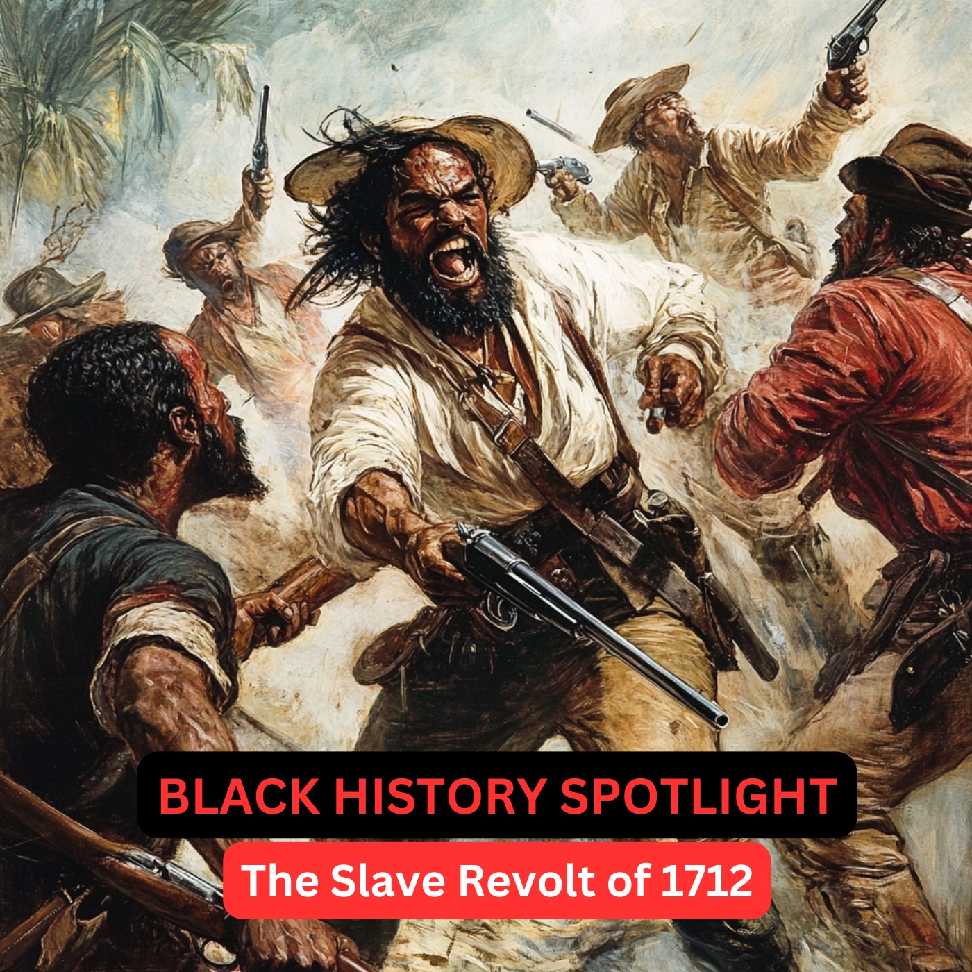 EP 22: Black History Spotlight: The 1712 Slave Revolt in New York episode artwork