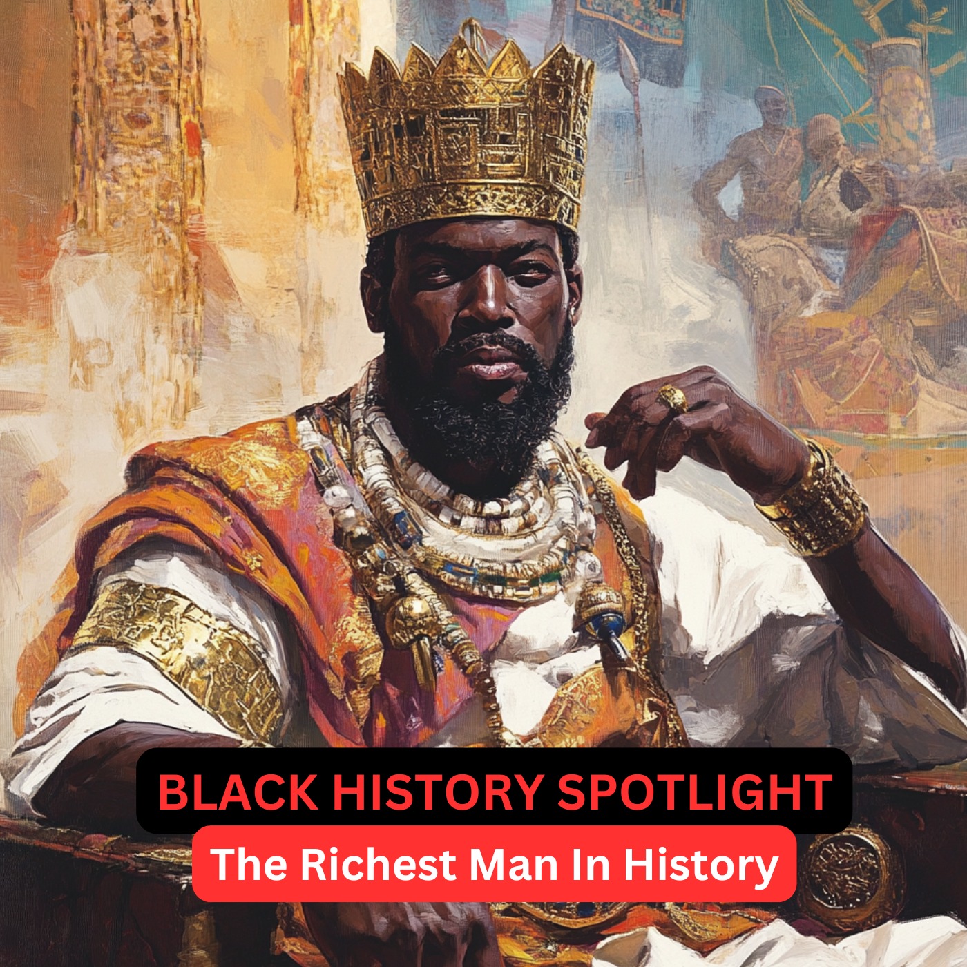 EP 26: Black History Spotlight: The richest man who ever lived episode artwork