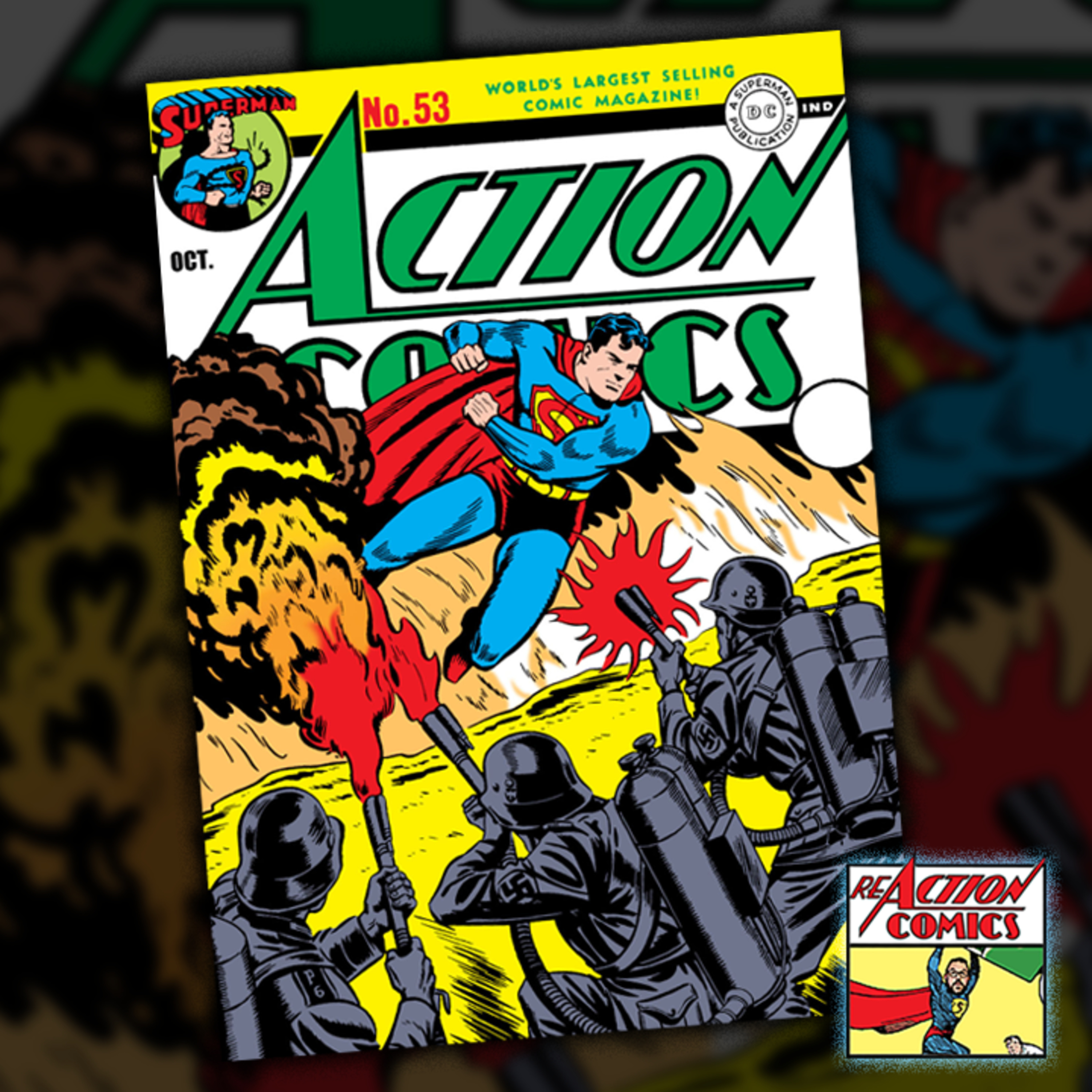 Action Comics #53 (October, 1942) episode artwork