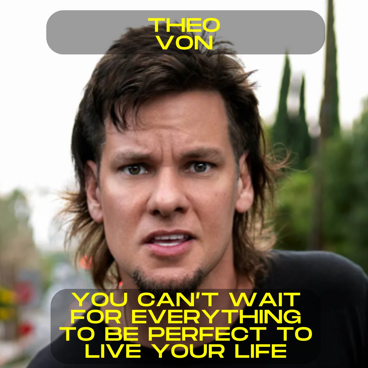 Theo Von - You can't wait for everything to be perfect to live your life motivational speech