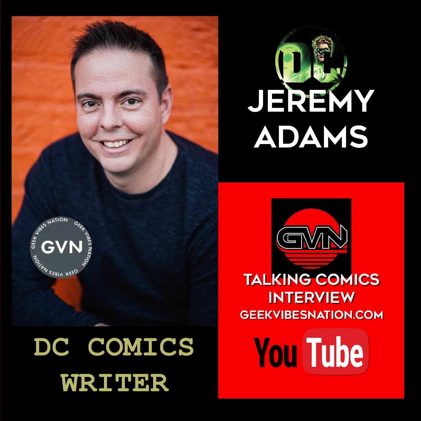 GVN Talking Comics Interview DC Comics Jeremy Adams episode artwork