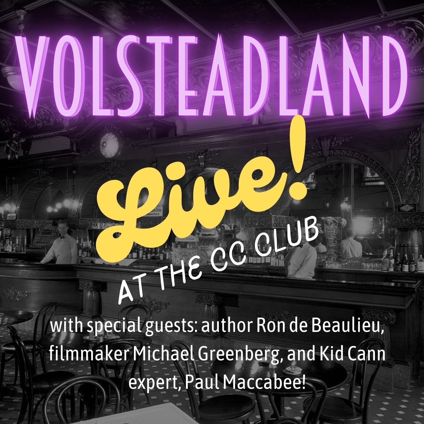 Volsteadland LIVE announcement