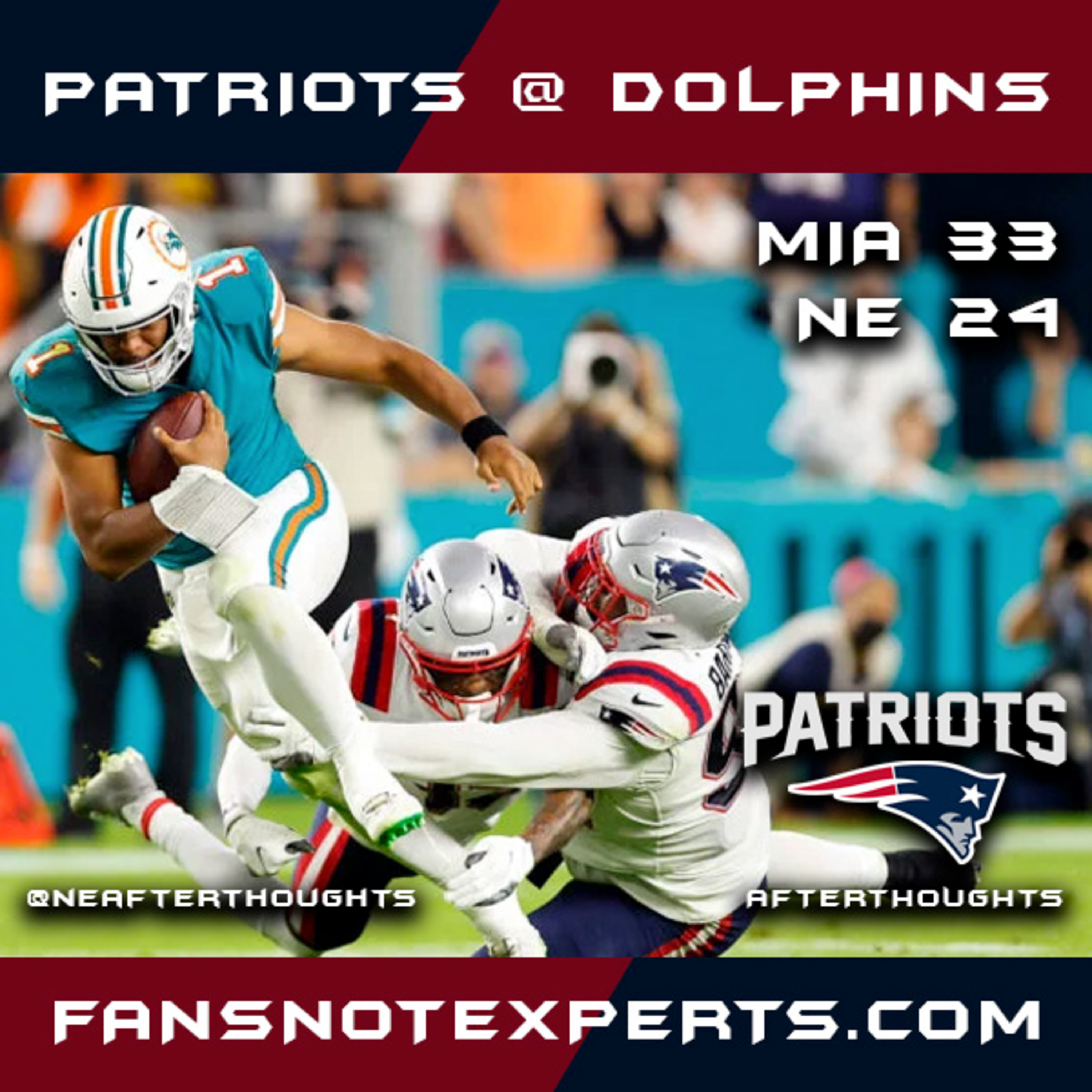 Dolphins 33 - Patriots 24