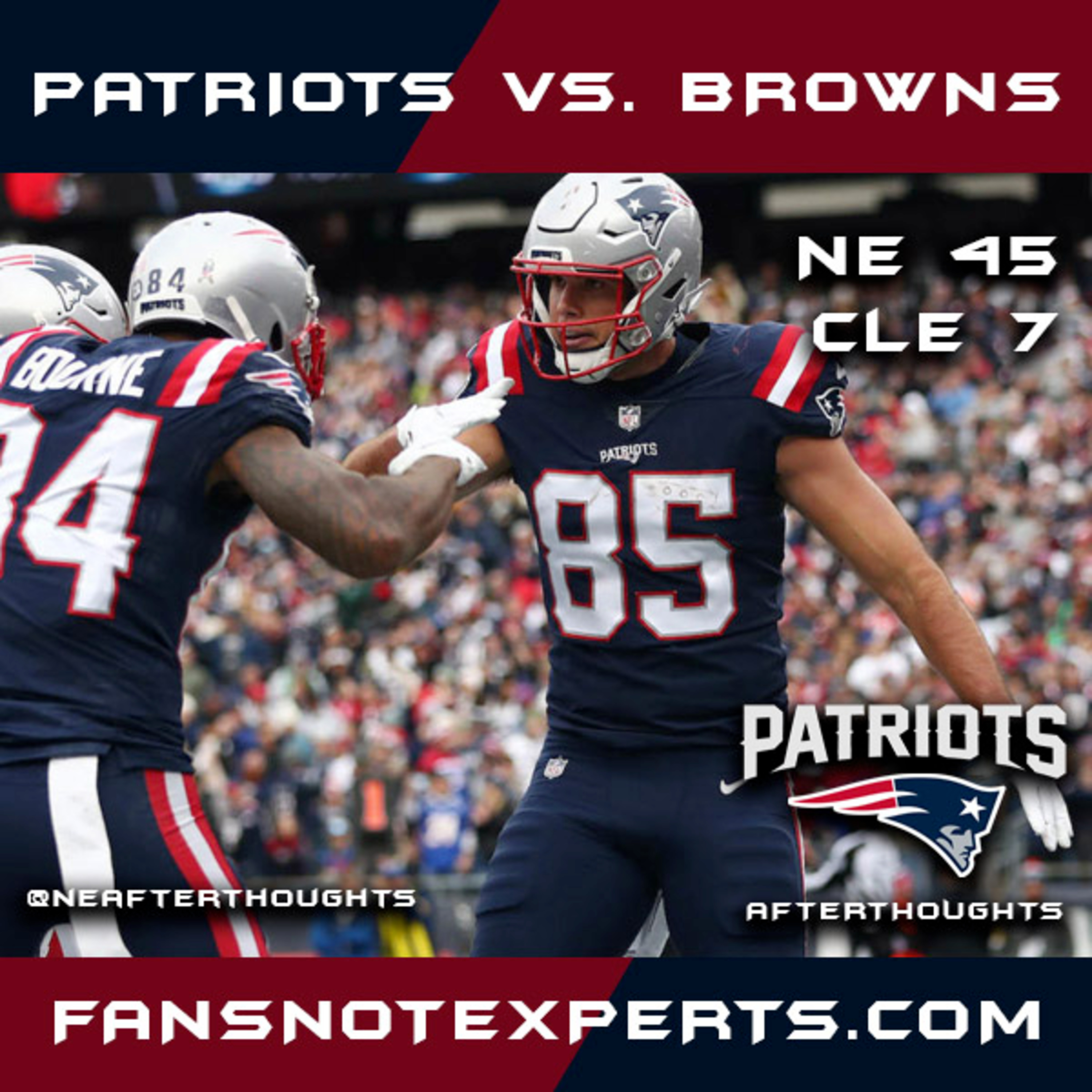 Patriots 45 - Browns 7