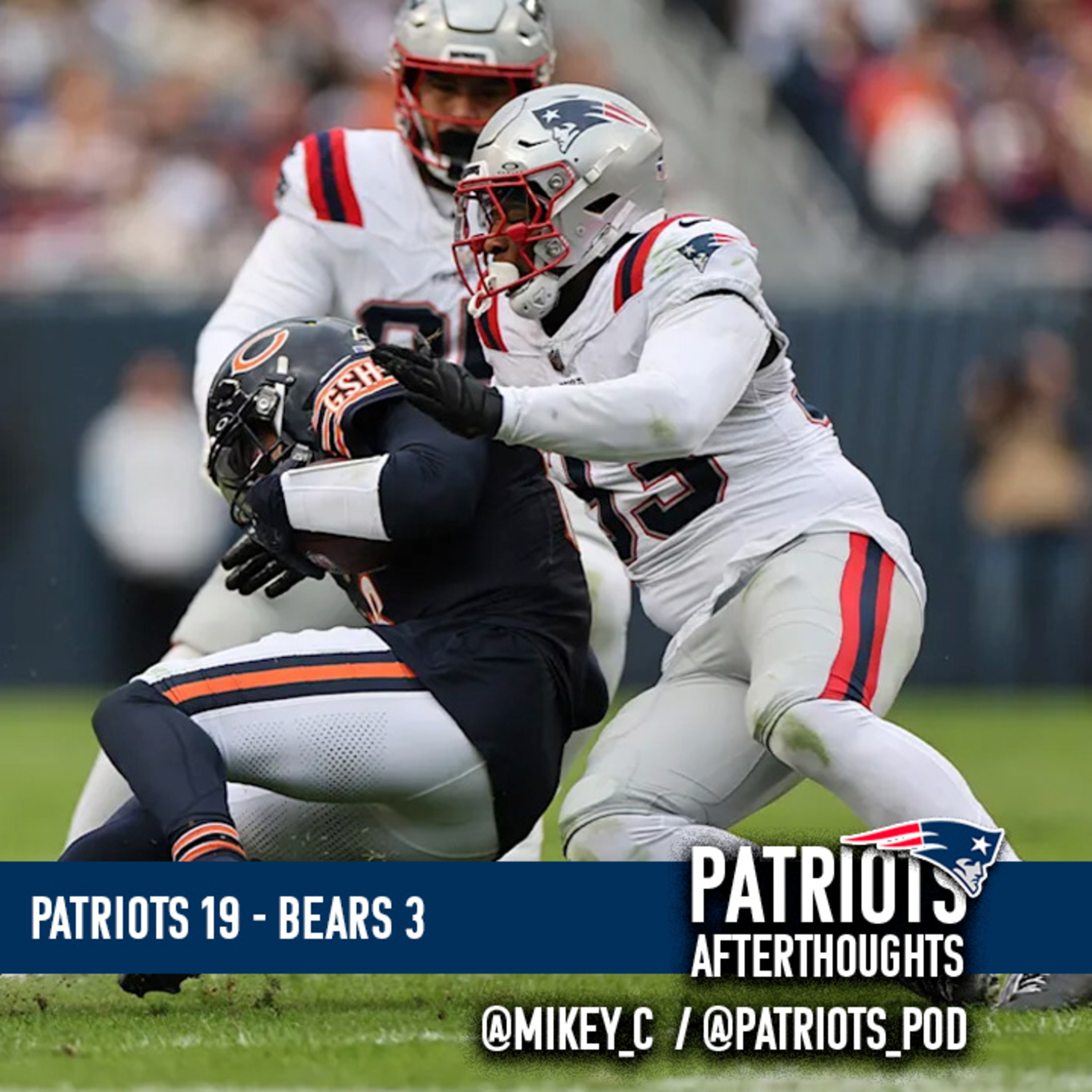 The Patriots Win and I saw Half the Game from South Carolina! Patriots 19 - Bears 3 episode artwork