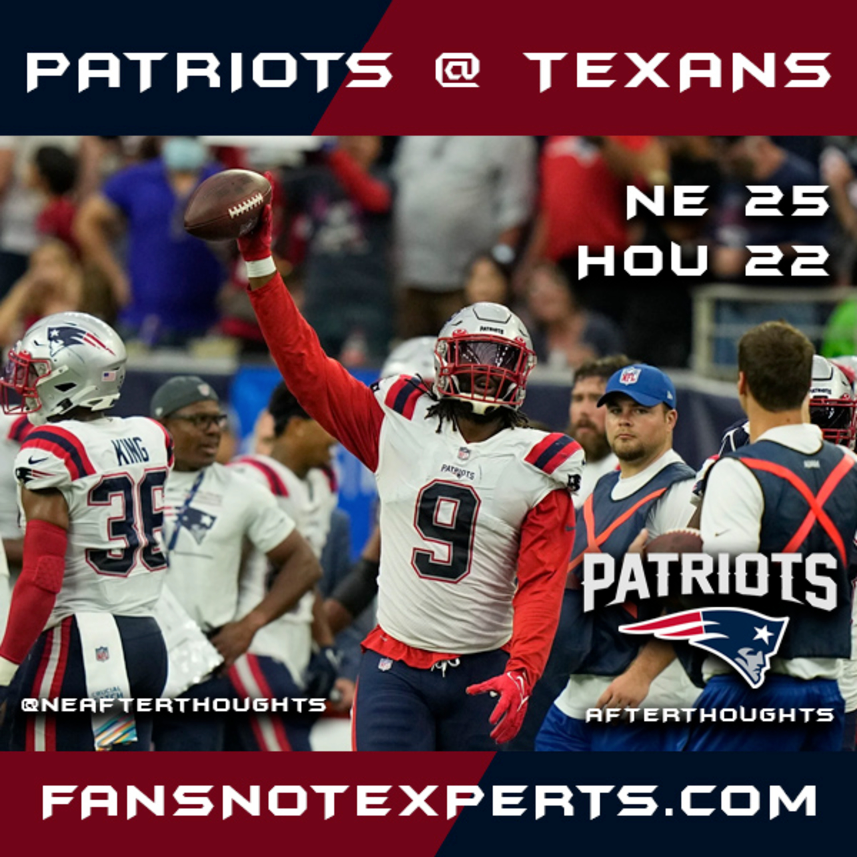 Patriots 25 - Texans 22