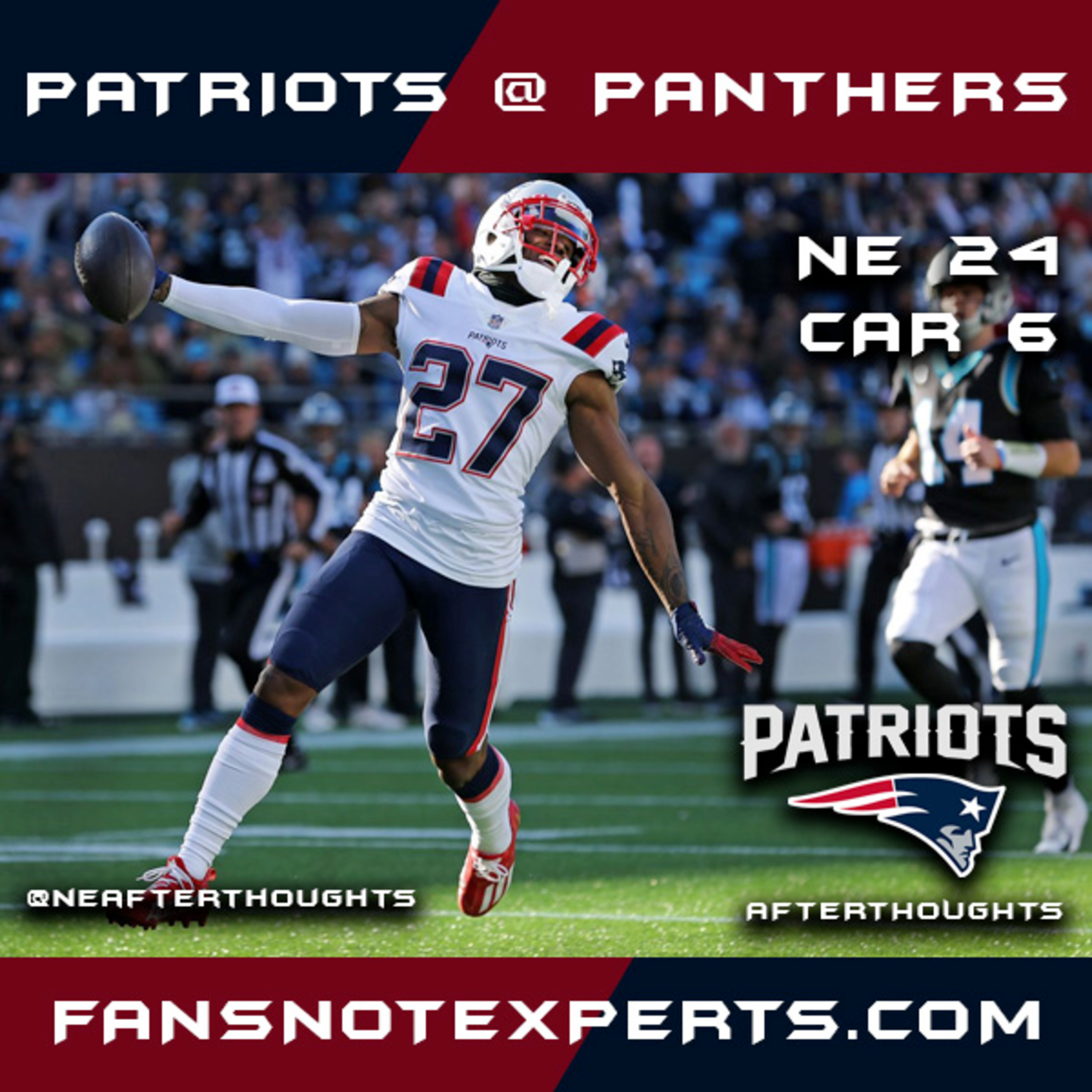 Patriots 24 - Panthers 6
