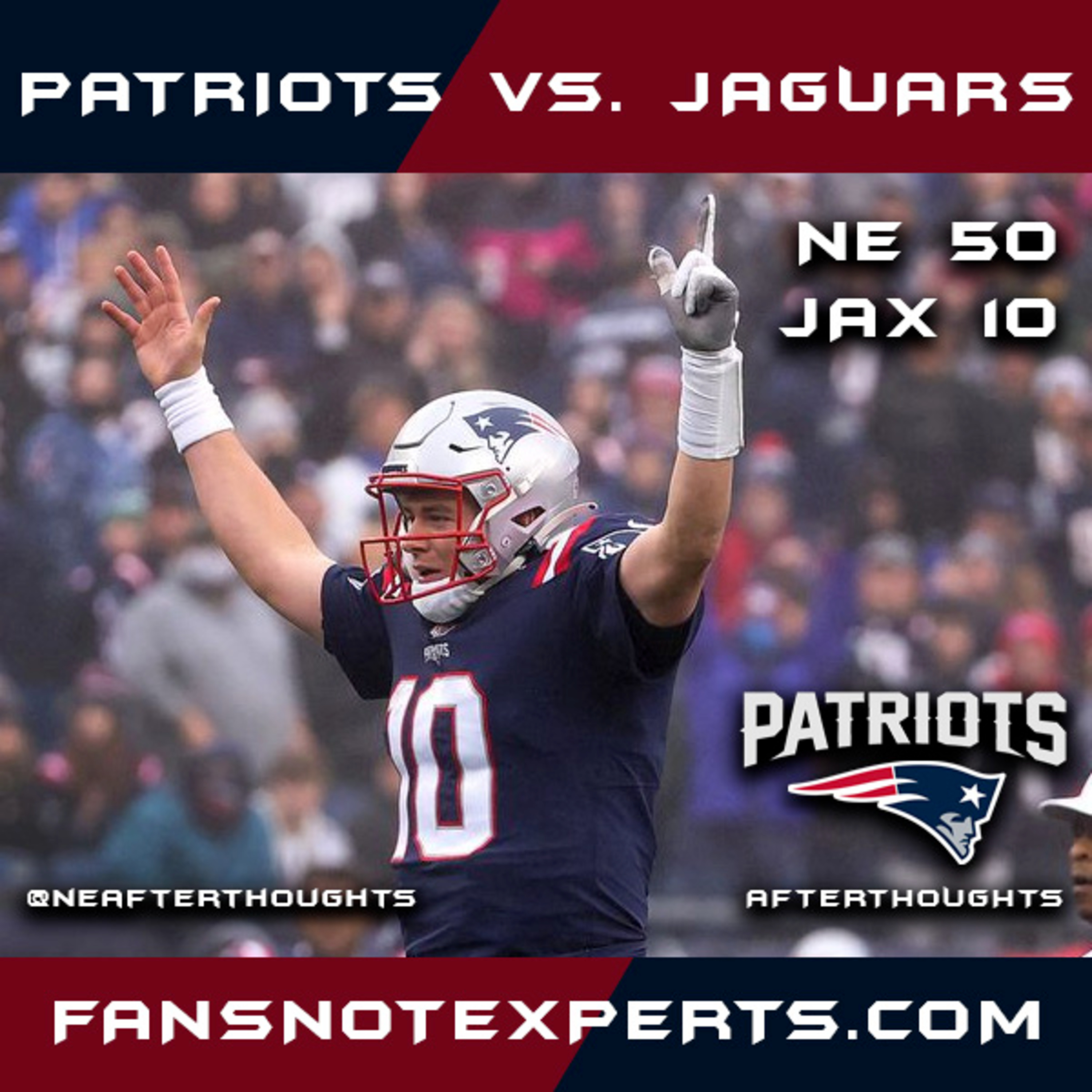 Patriots 50 - Jaguars 10
