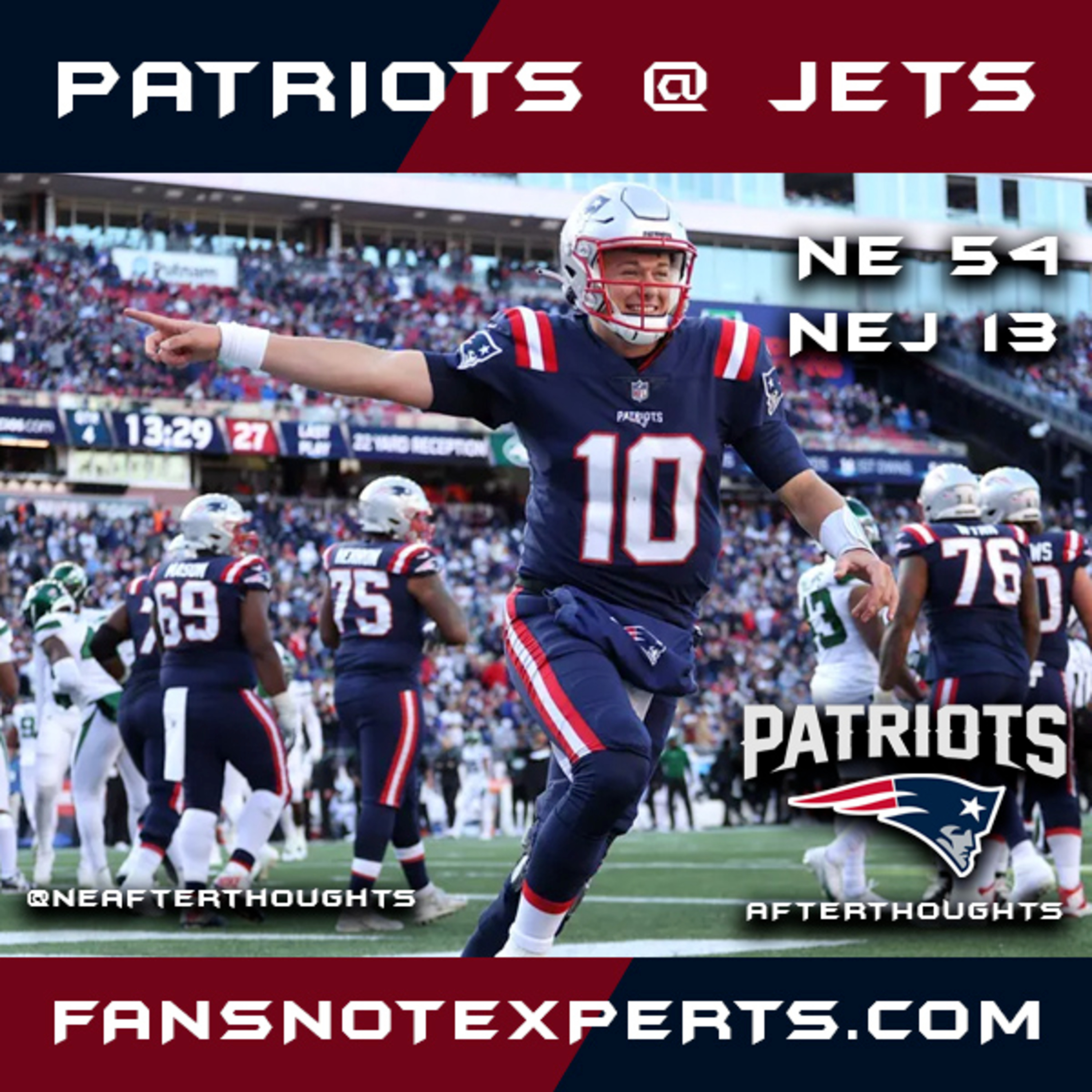 Patriots 54 - Jets 13