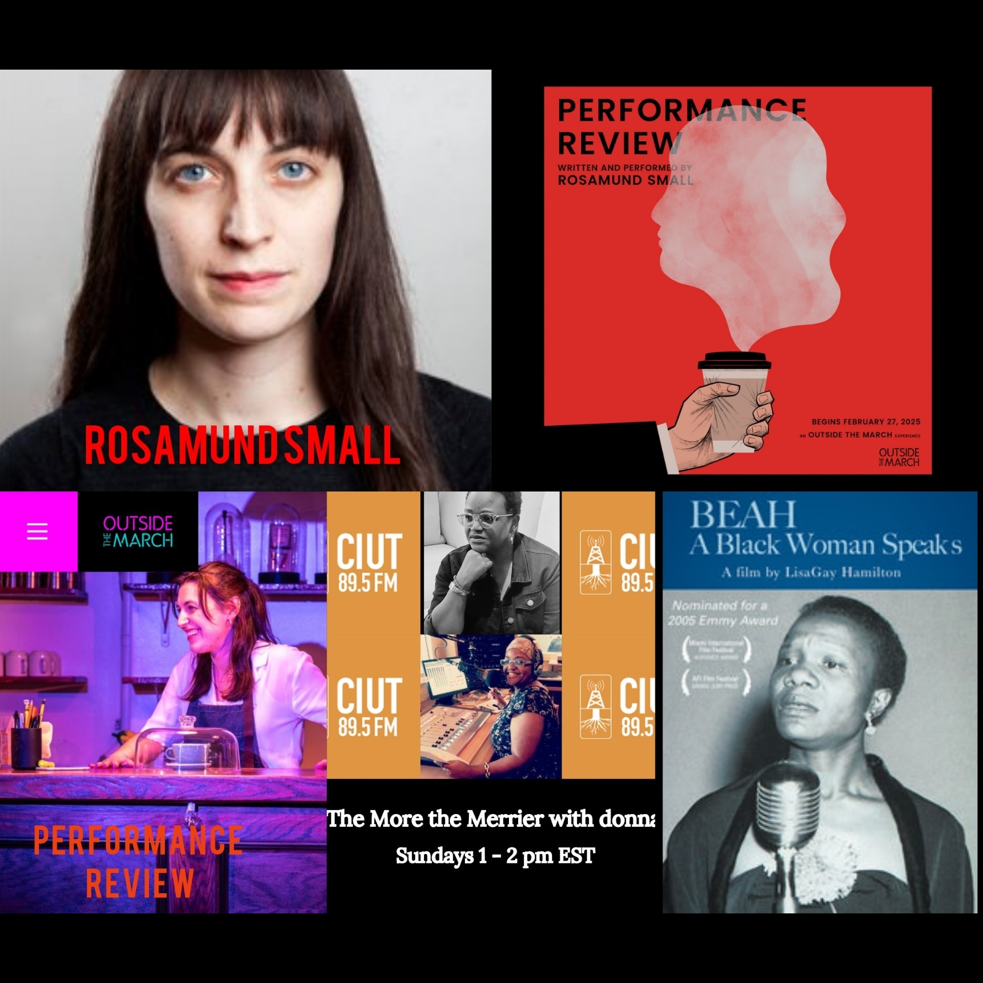 tmtm 2 March 25 Guest: Rosamund Small (Performance Review) + A spotlight on Beah Richards (Oscar Nominee, Guess Who's Coming to Dinner)
