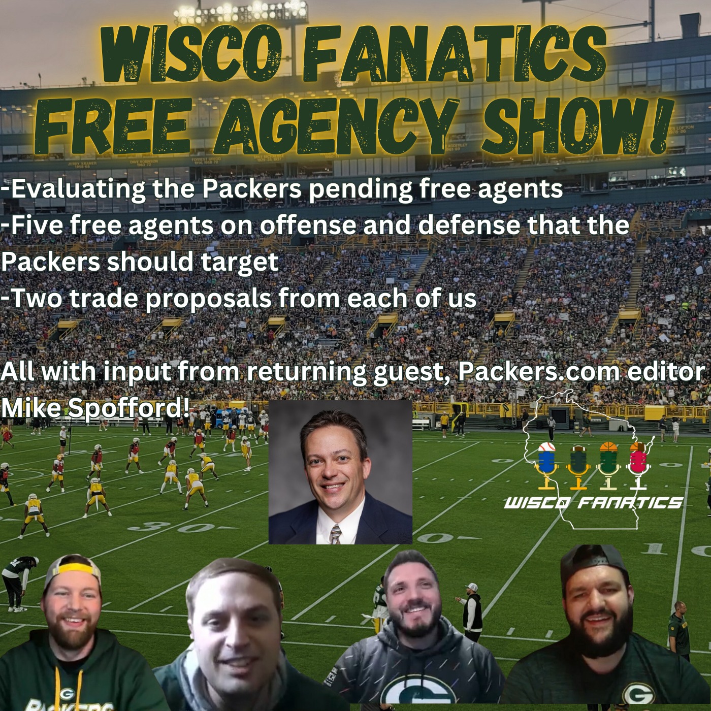 Packers free agency and trade proposals with Mike Spofford! episode artwork