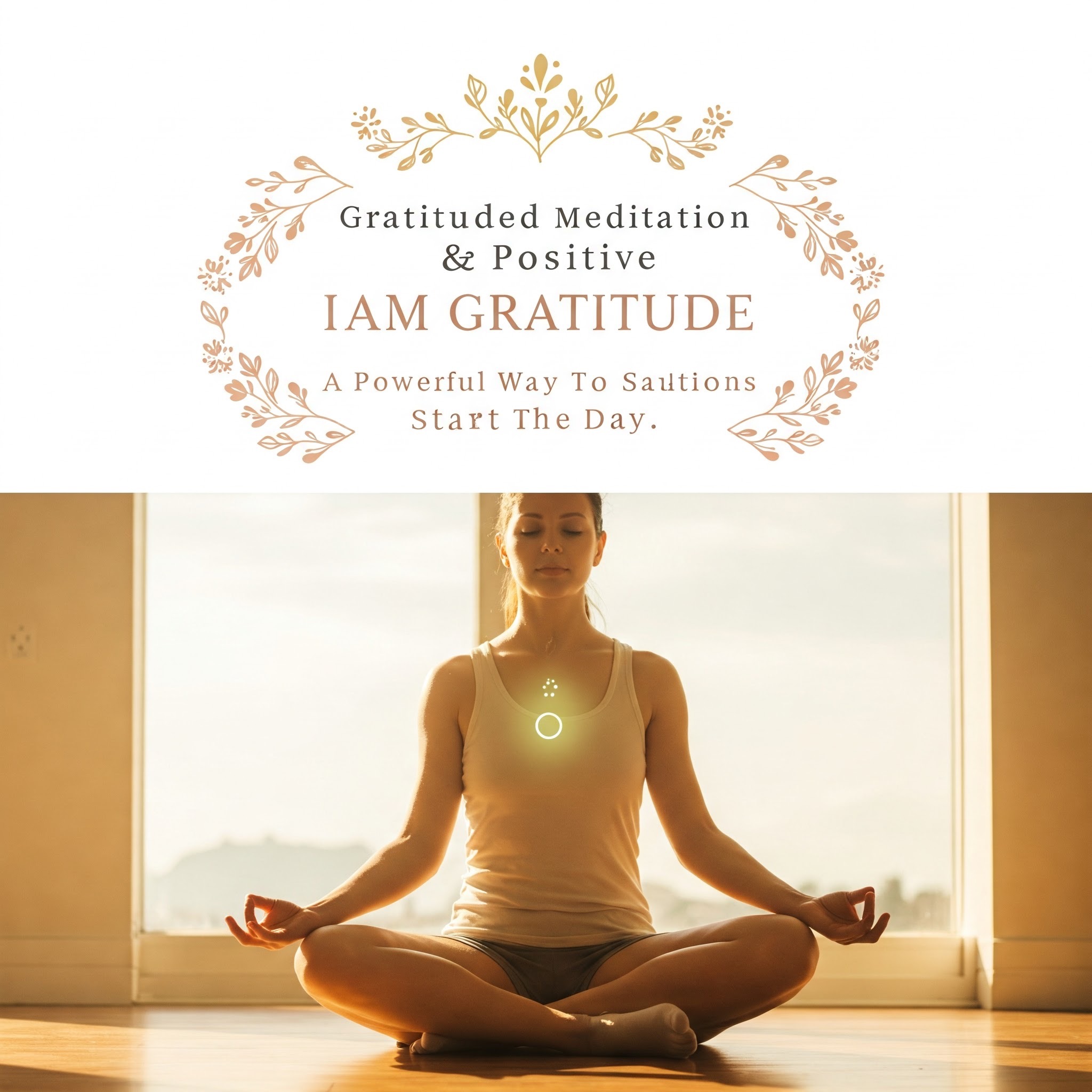 Gratitude Guided Meditation & Positive I AM GRATITUDE Affirmations. A Powerful Way To Start The Day. episode artwork
