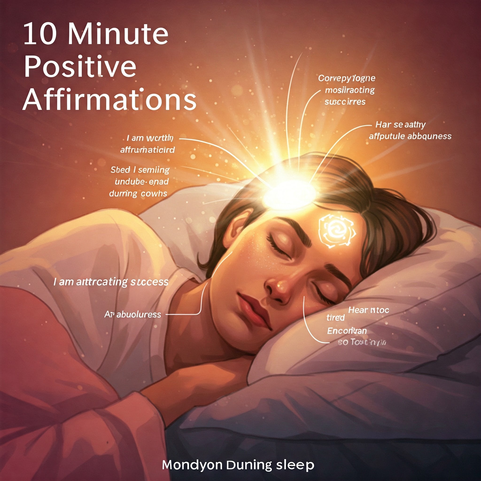 10 min Positive Affirmations REPROGRAM WHILE YOU SLEEP Raise Your Consciousness, Health Wealth episode artwork