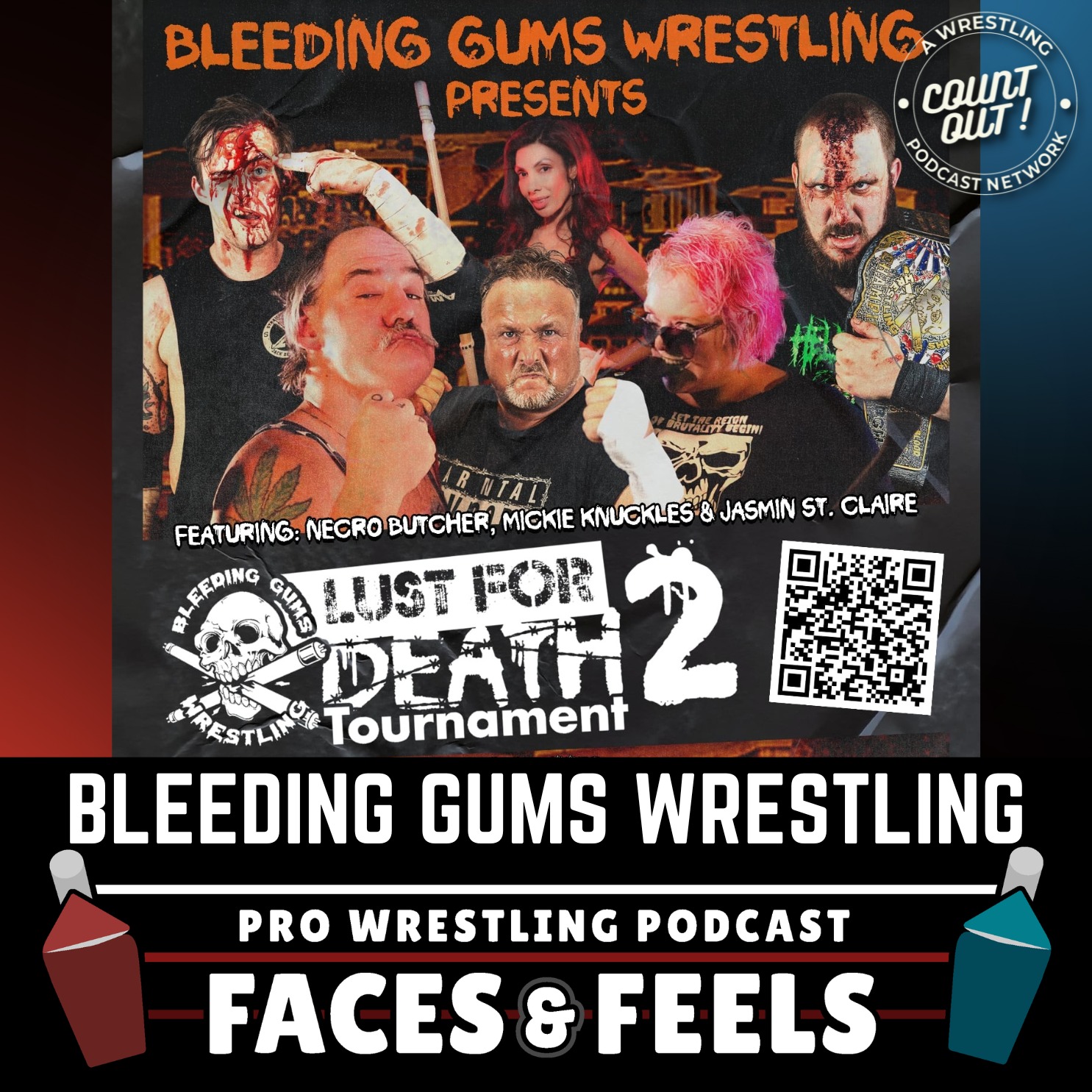 164. Andrew Crammond from Bleeding Gums Wrestling episode artwork