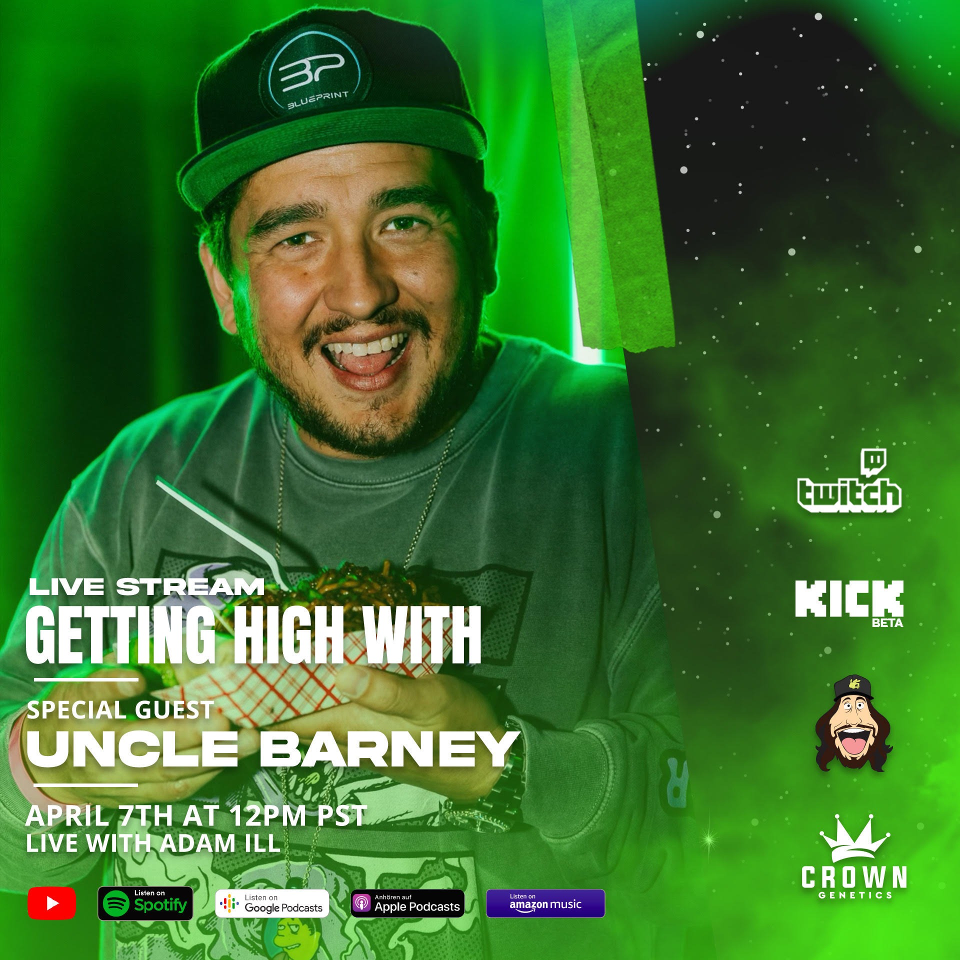 Uncle Barney. Getting High With Show