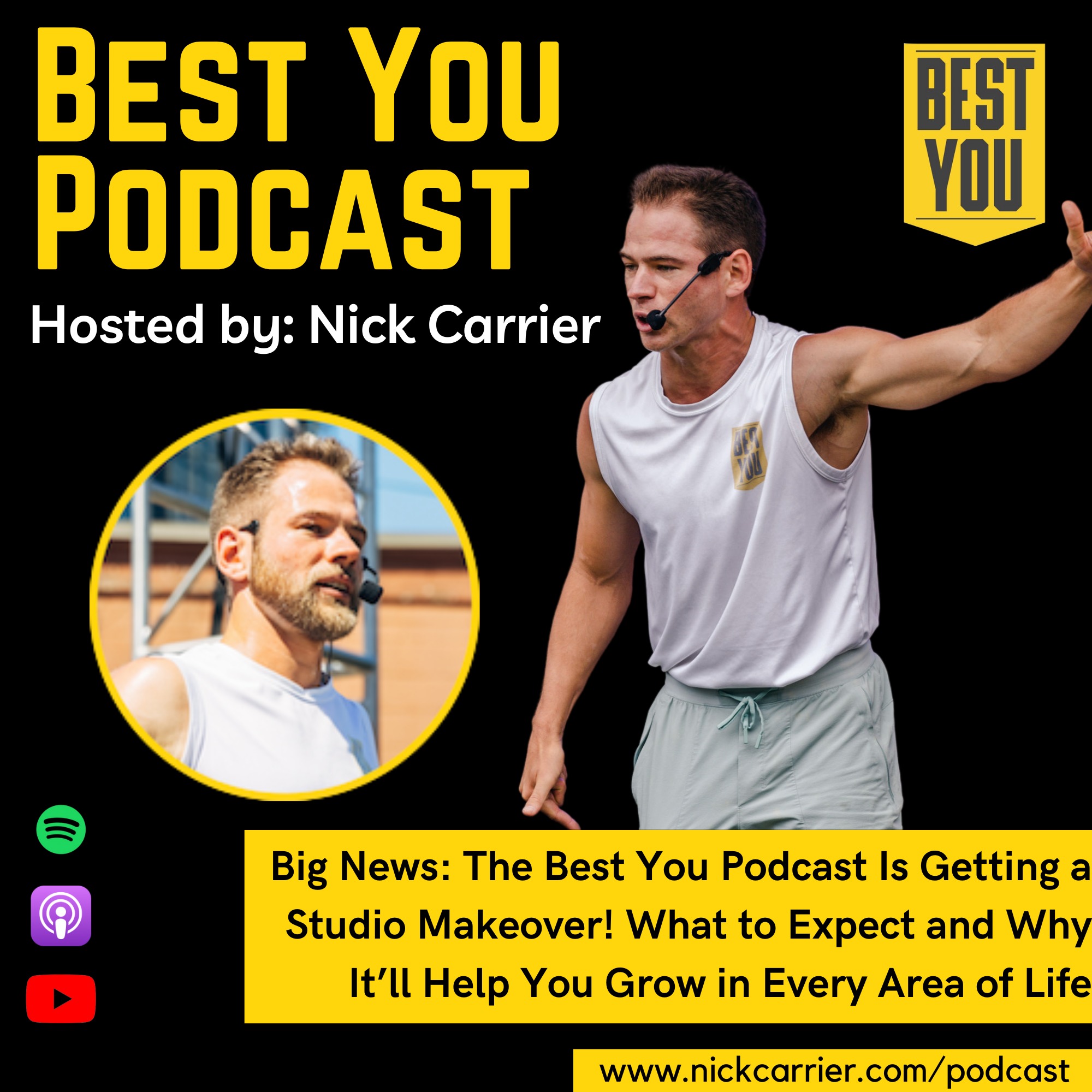 The Best You Podcast Is Getting a Studio Makeover! What to Expect and Why It’ll Help You Grow in Every Area of Life episode artwork
